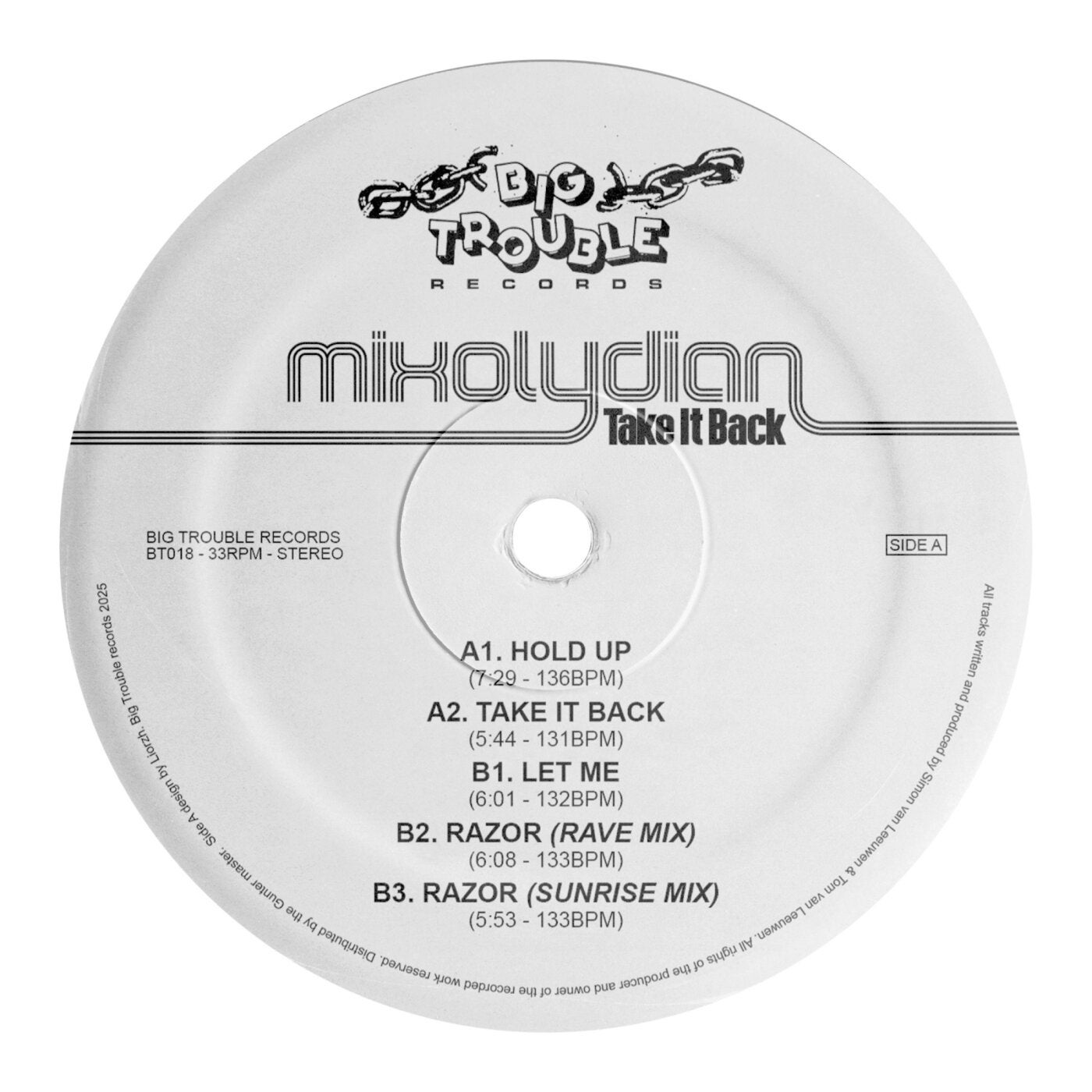 Cover - Mixolydian - Hold Up (Original Mix)