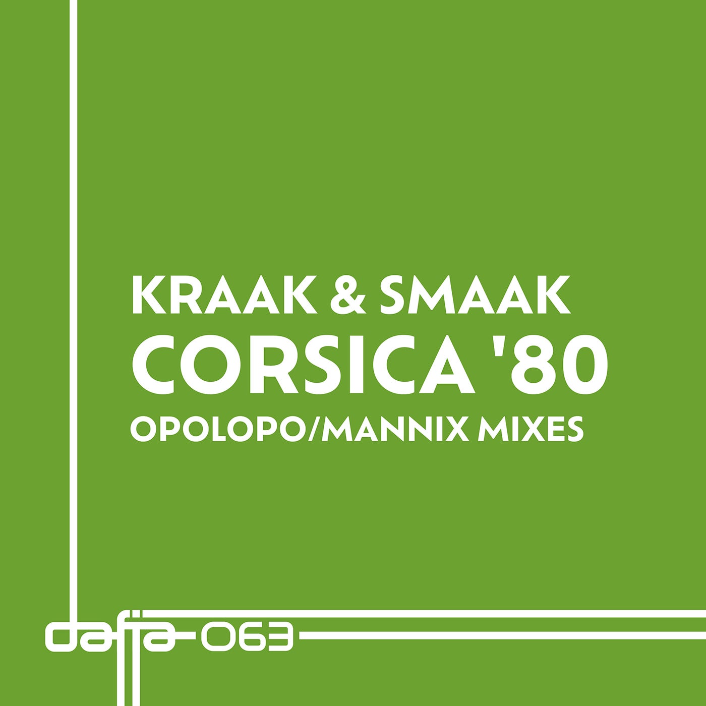 Cover - Kraak & Smaak - Corsica '80 (Opolopo Remix)