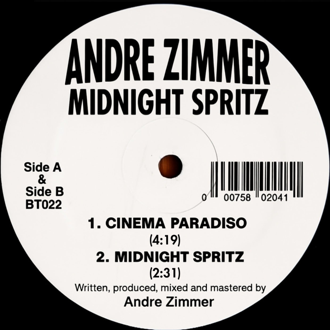 Cover - Andre Zimmer - Midnight Spritz (Original Mix)