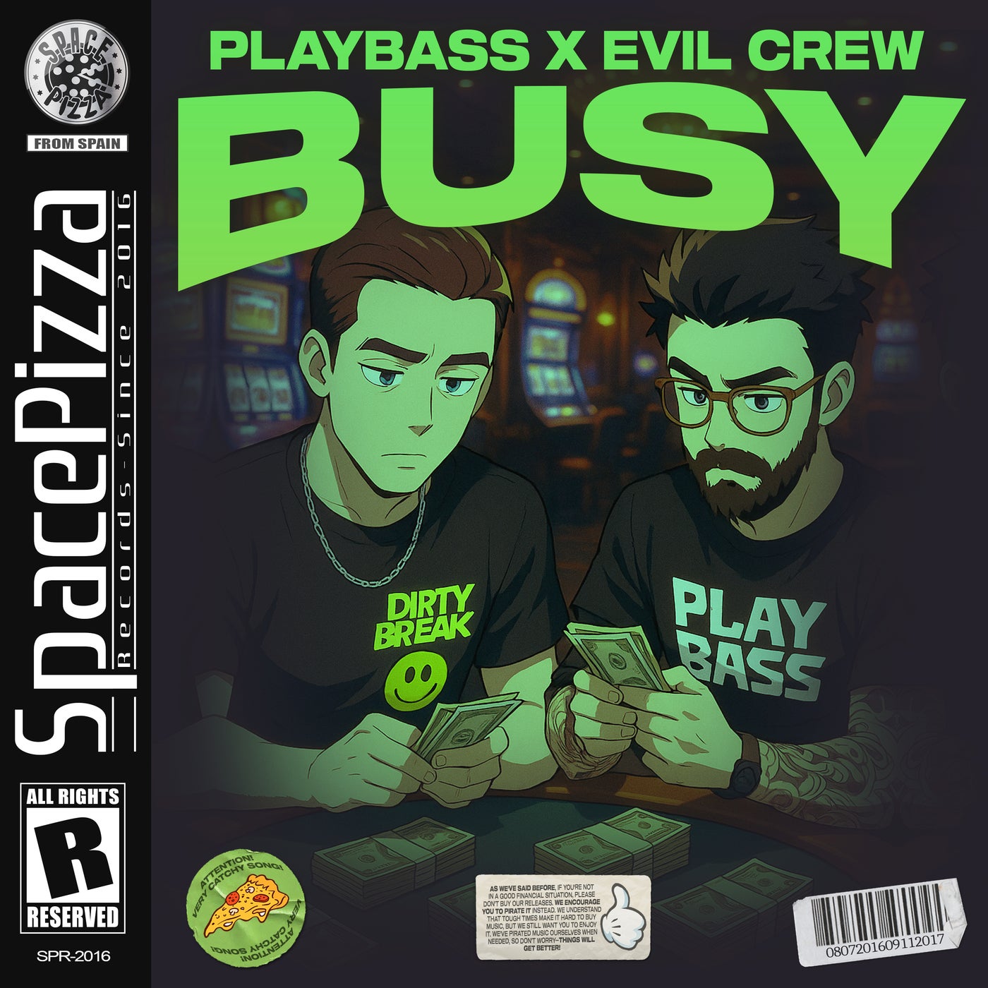 Cover - Playbass, Evil Crew - Busy (Original Mix)