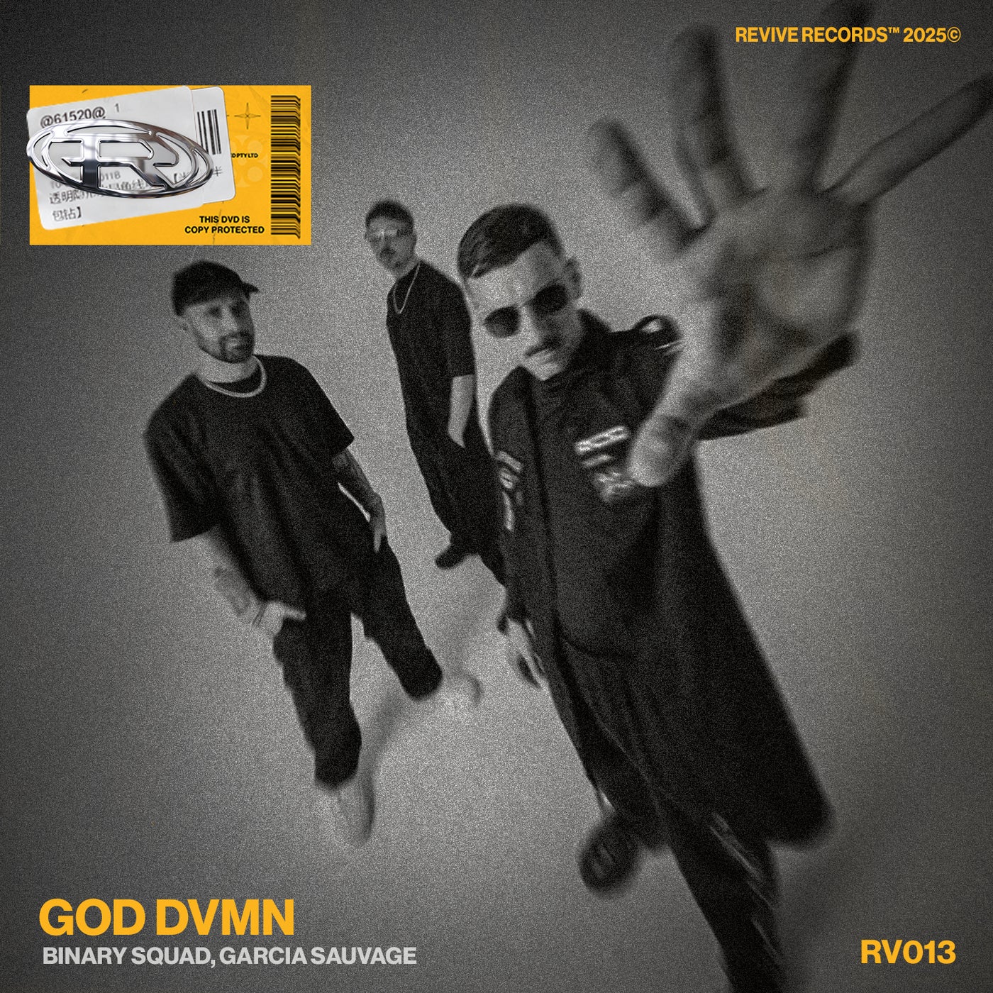 Cover - Binary Squad, Garcia sauvage - God Dvmn (Extended Mix)