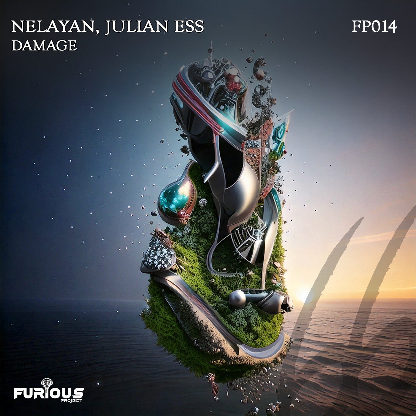 Cover - Julian Ess, Nelayan - Damage (Original Mix)