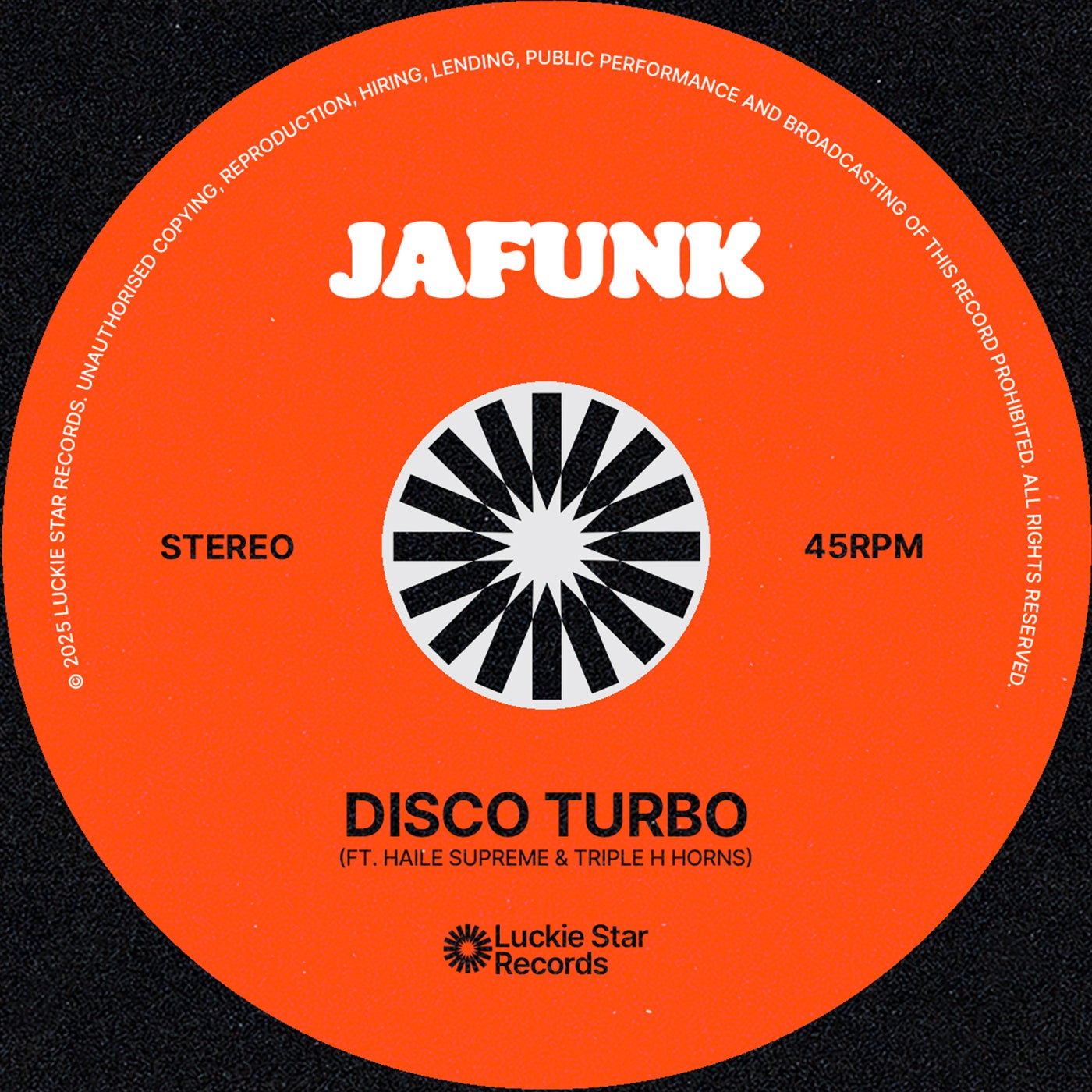 Cover - Jafunk, Haile Supreme, Triple H Horns - Disco Turbo (Original Mix)
