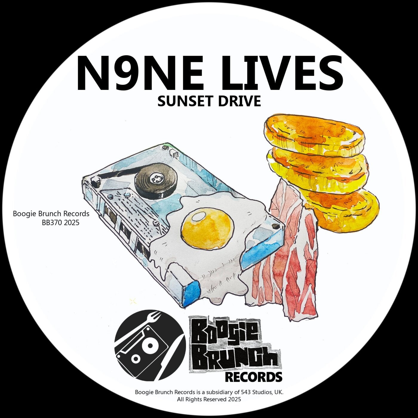 Cover - N9NE LIVES - Sunset Drive (Original Mix)