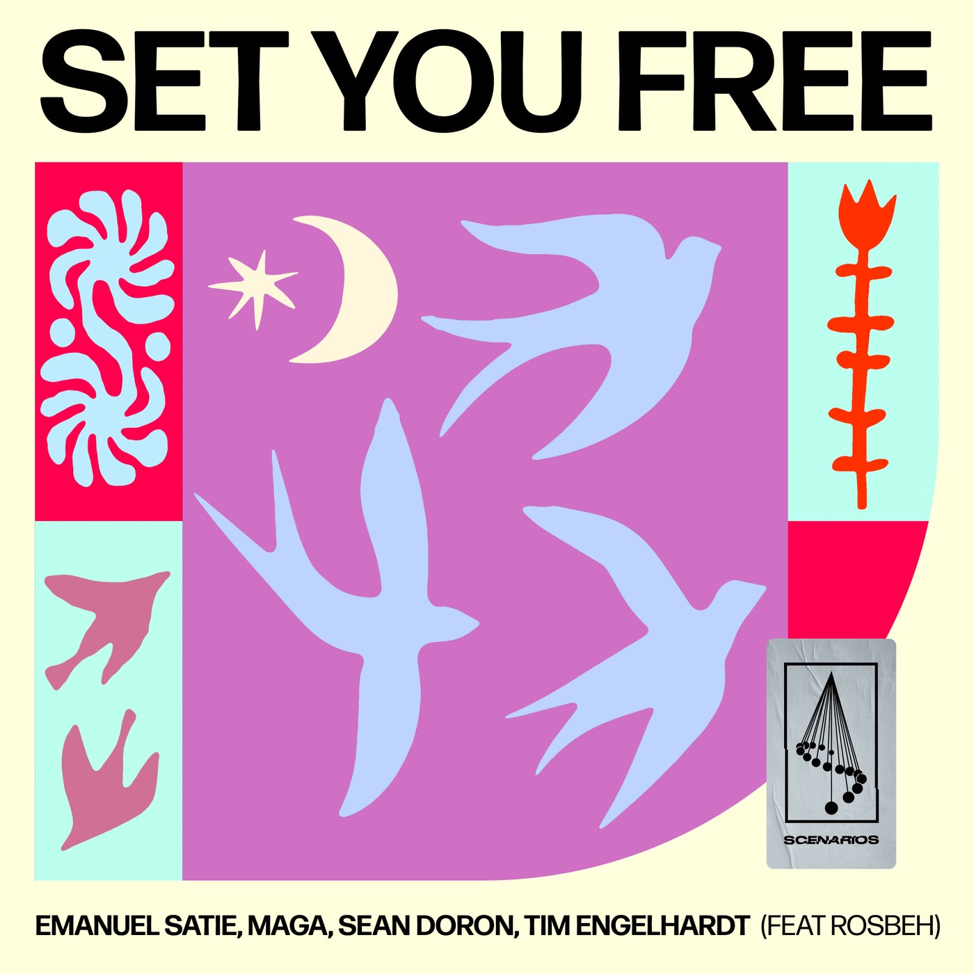 Cover - Emanuel Satie, Tim Engelhardt, Maga, Sean Doron, Rosbeh - Set You Free (Original Mix)
