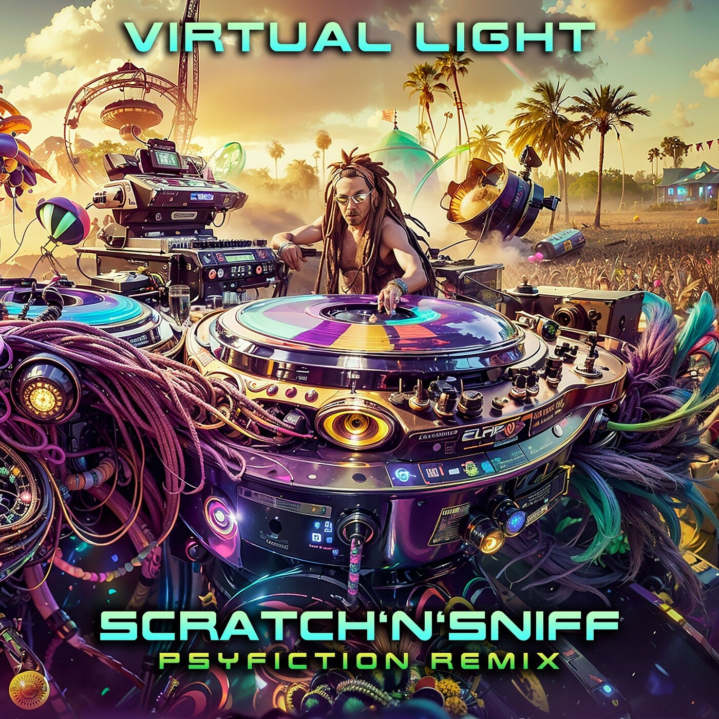 Cover - Virtual Light - Scratch 'n' Sniff (Psyfiction Remix)