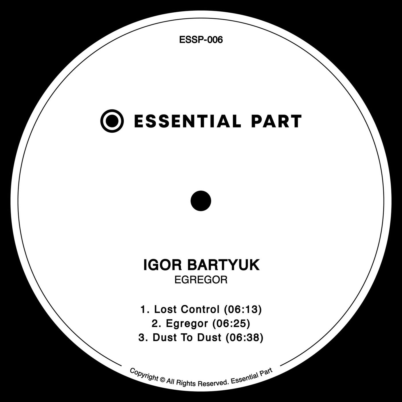 Cover - igor Bartyuk - Egregor (Original Mix)