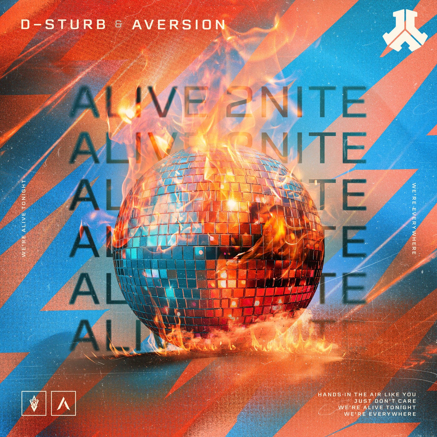 Cover - D-Sturb, Aversion - Alive 2Nite (Extended Mix)