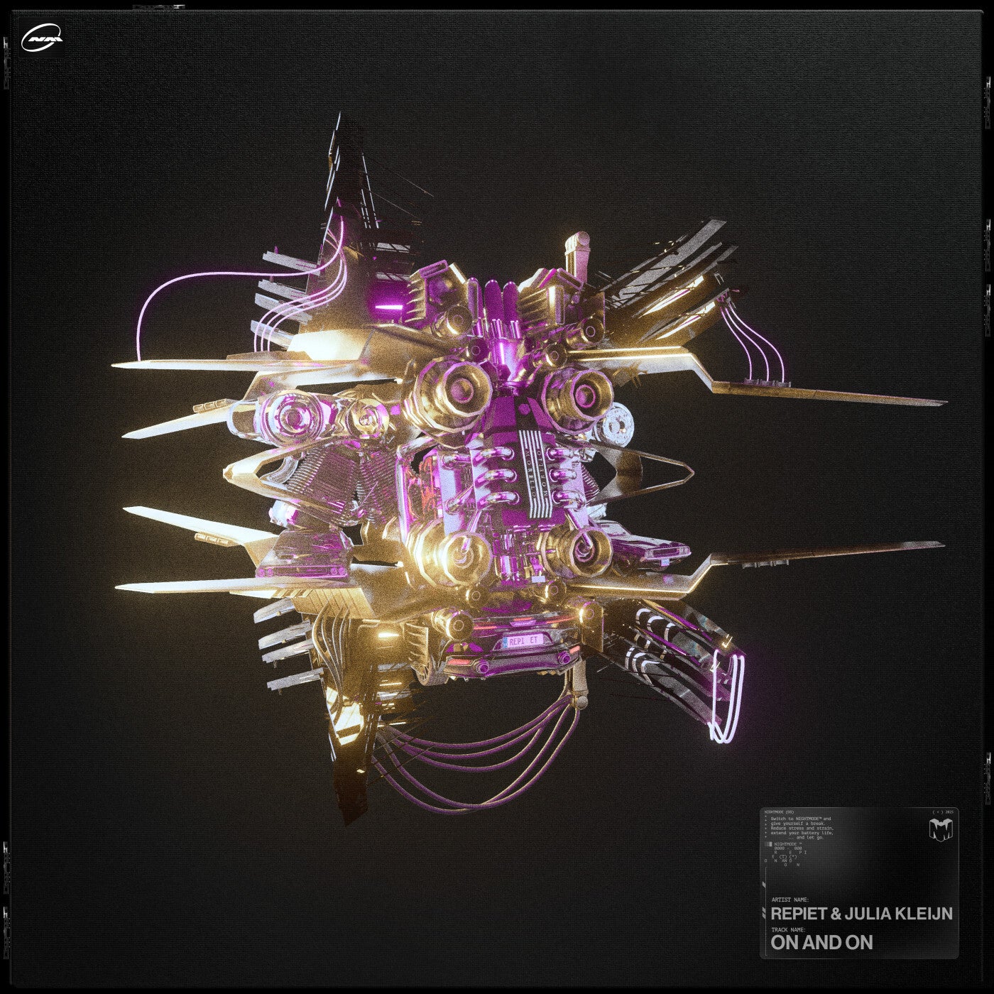 Cover - Repiet, Julia Kleijn - On and On (Original Mix)