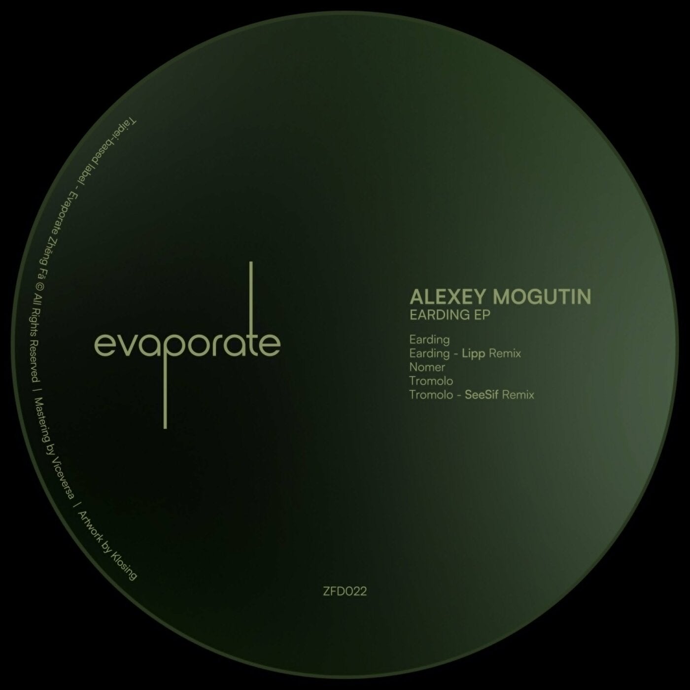 Cover - Alexey Mogutin - Nomer (Original Mix)