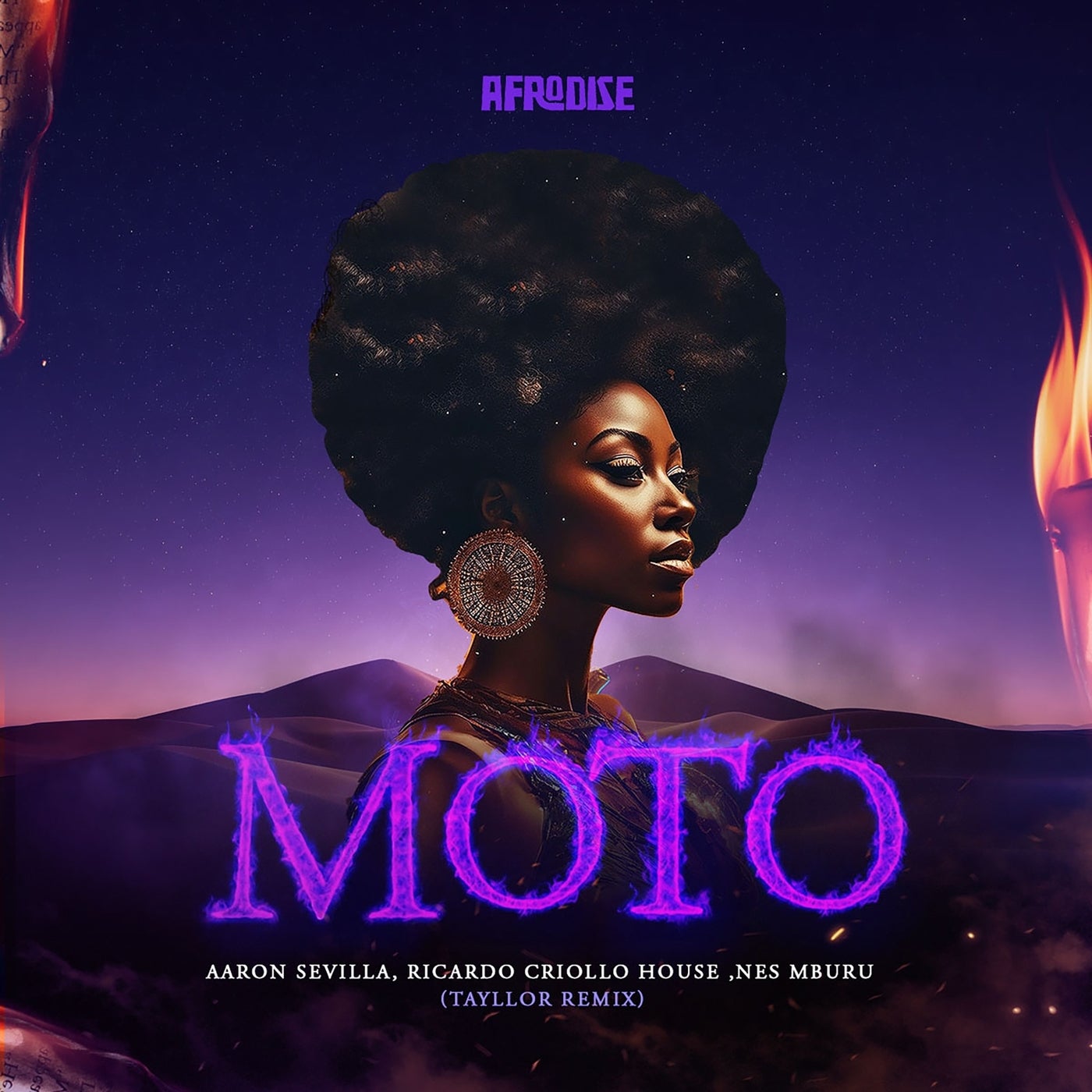 Cover - Aaron Sevilla, Ricardo Criollo House, Nes Mburu - Moto (Tayllor Remix)