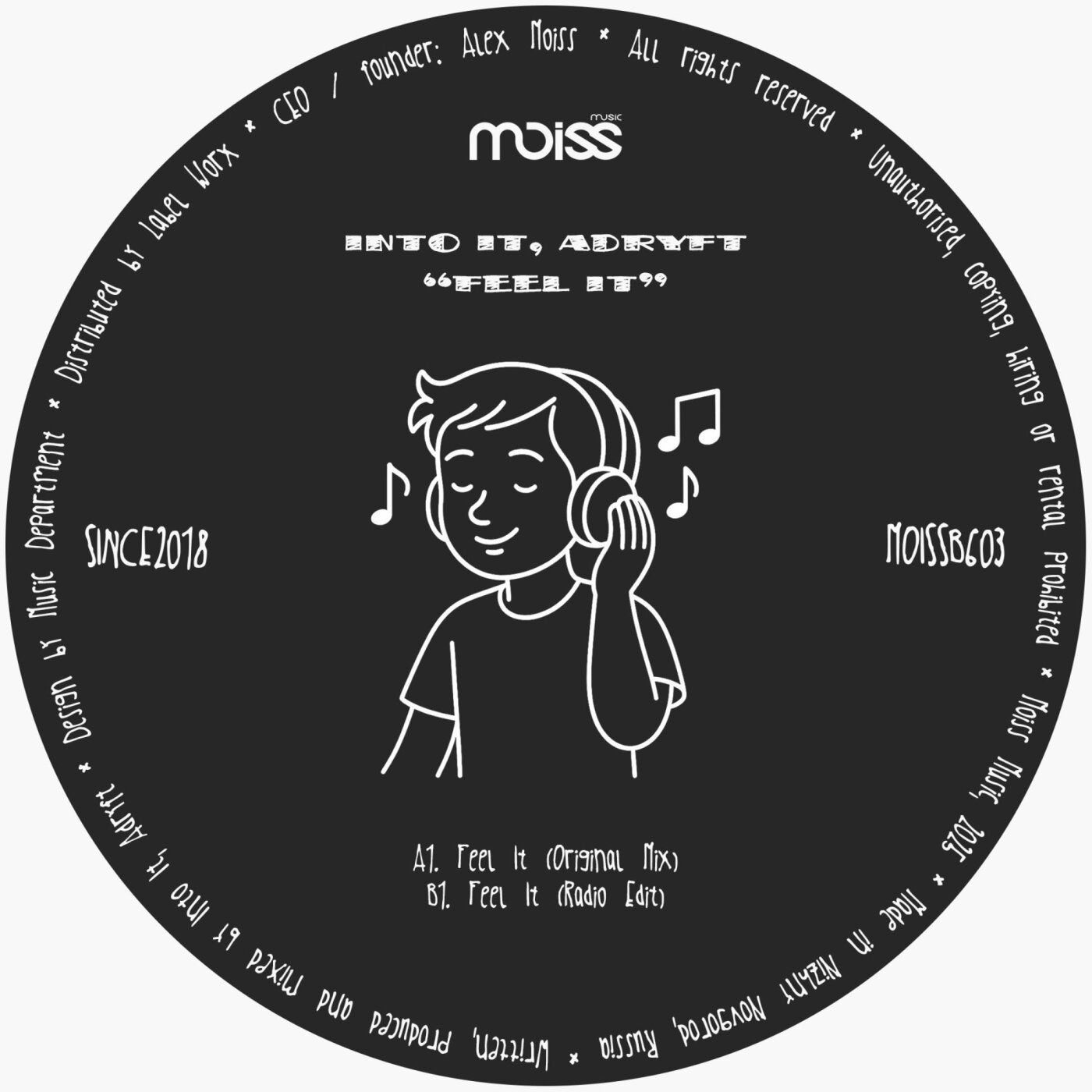 Cover - Adryft, Into It - Feel It (Original Mix)