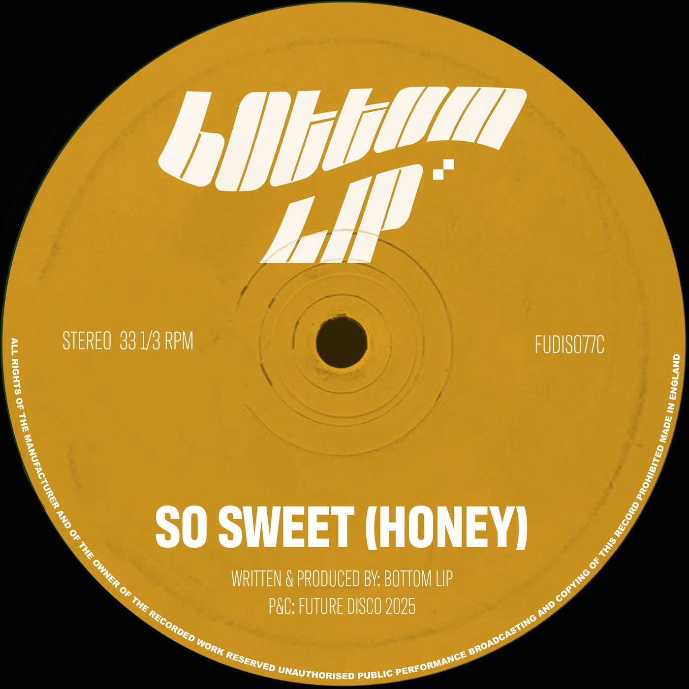 Cover - Bottom Lip - So Sweet (Honey) (Original Mix)