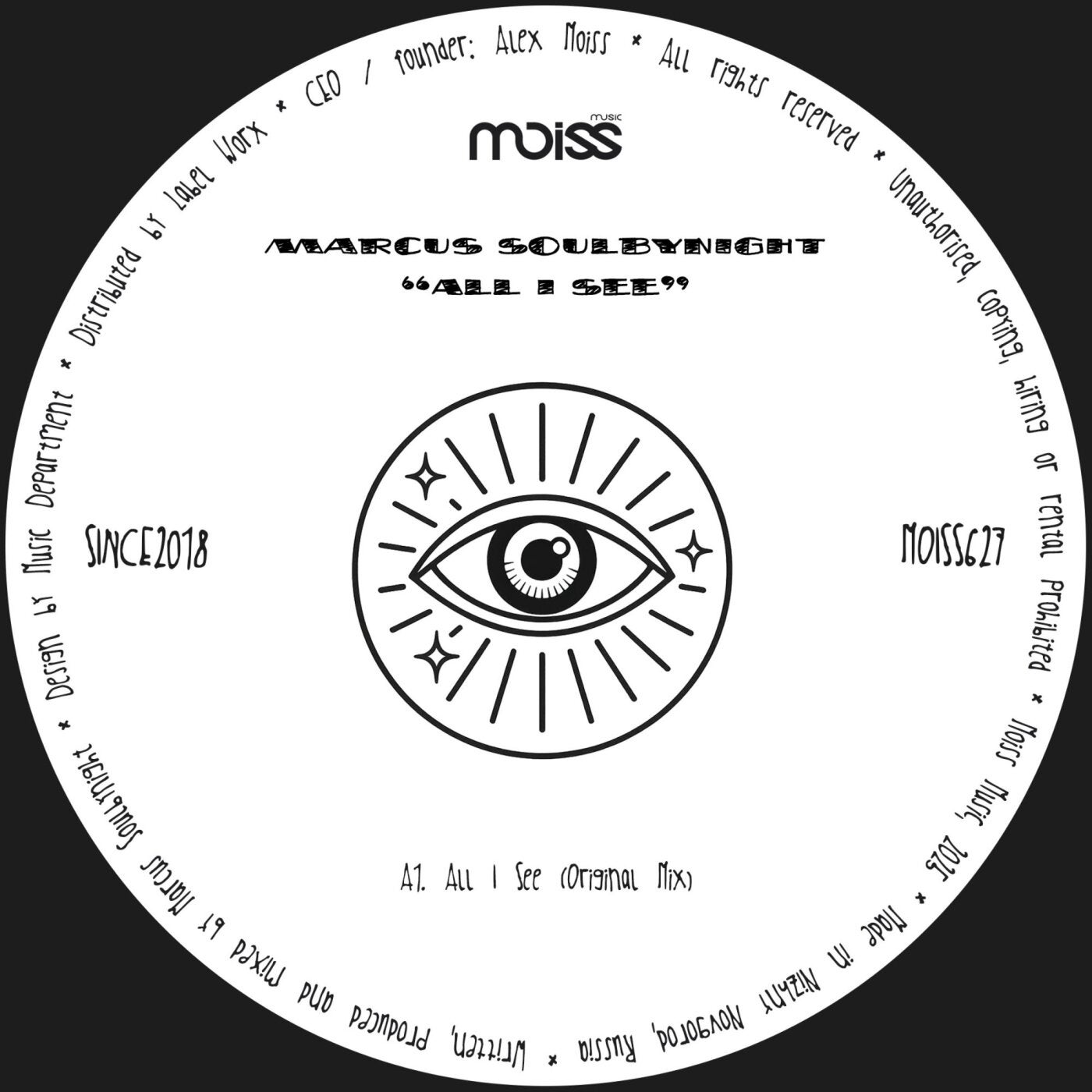 Cover - Marcus Soulbynight - All I See (Original Mix)