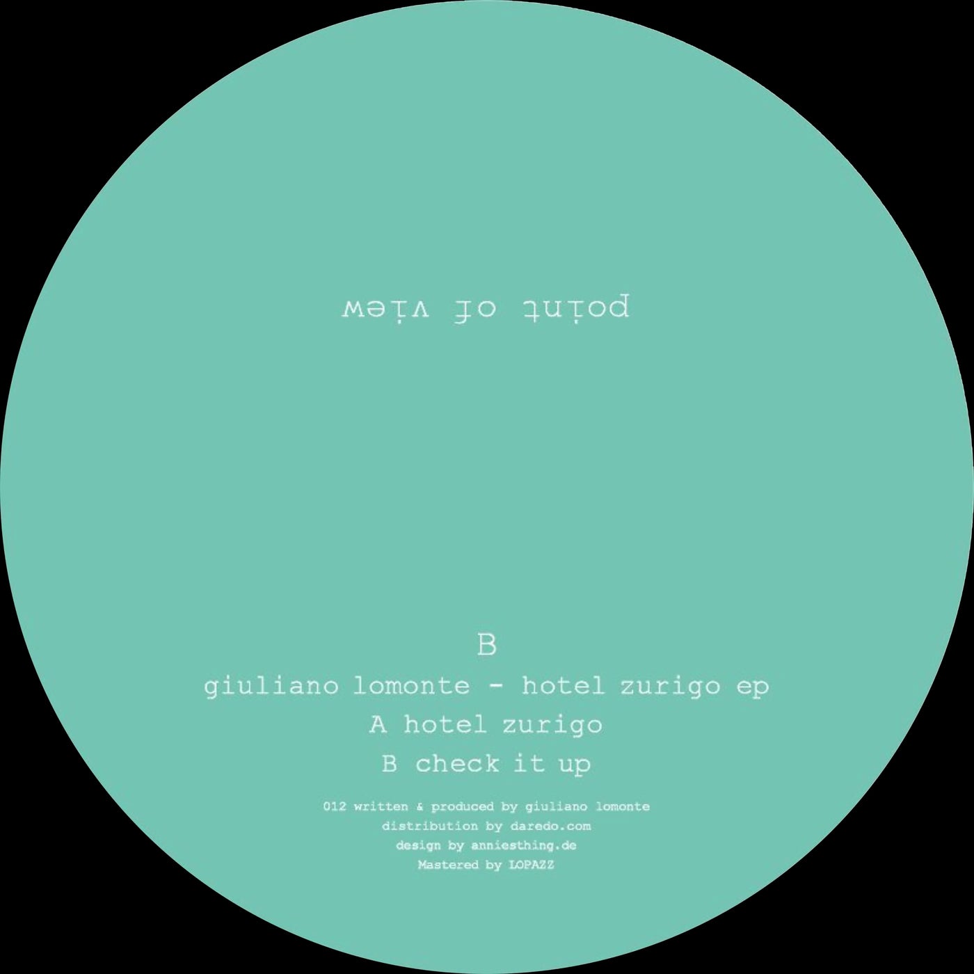 Cover - Giuliano Lomonte - Check It Up (Original Mix)