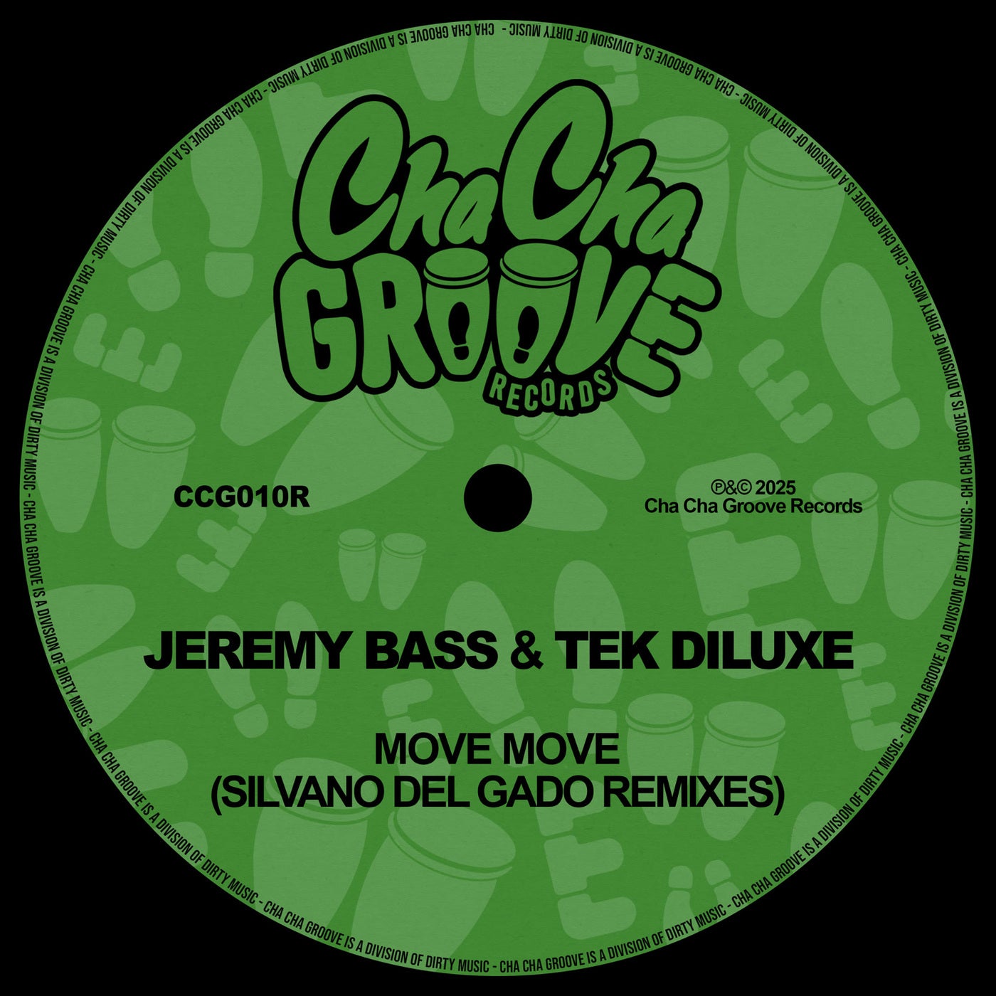 Cover - Tek DiLuxe, Jeremy Bass - Move Move (Silvano Del Gado Remix)