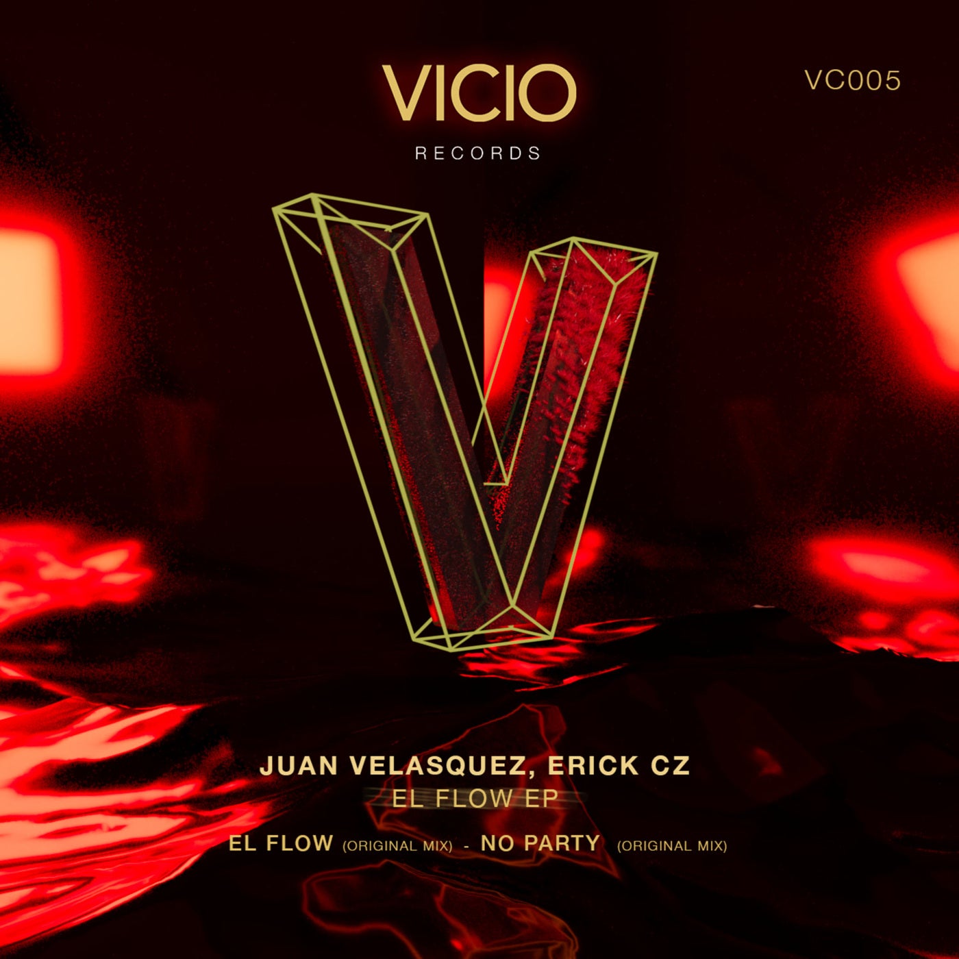 Cover - Erick Cz, Juan Velasquez - No Party (Original Mix)