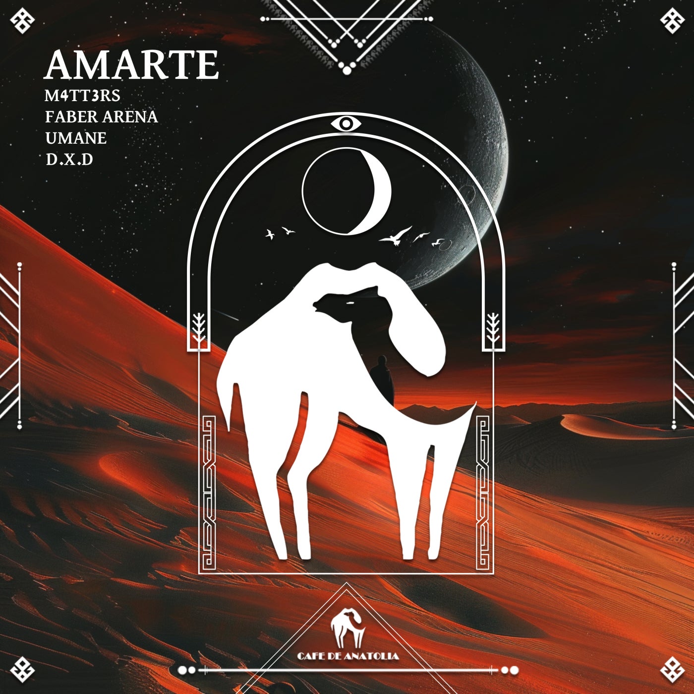 Cover - D.X.D, Cafe De Anatolia, Faber Arena, M4TT3RS, UMANE - Amarte (Extended Mix)