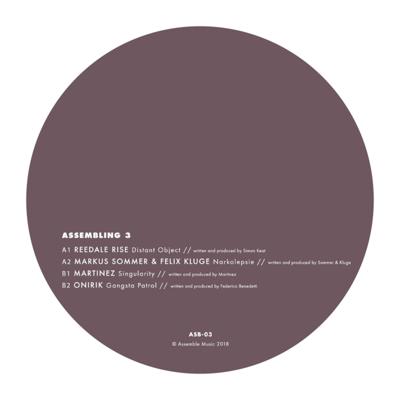 Cover - Reedale Rise - Distant Object (Original Mix)