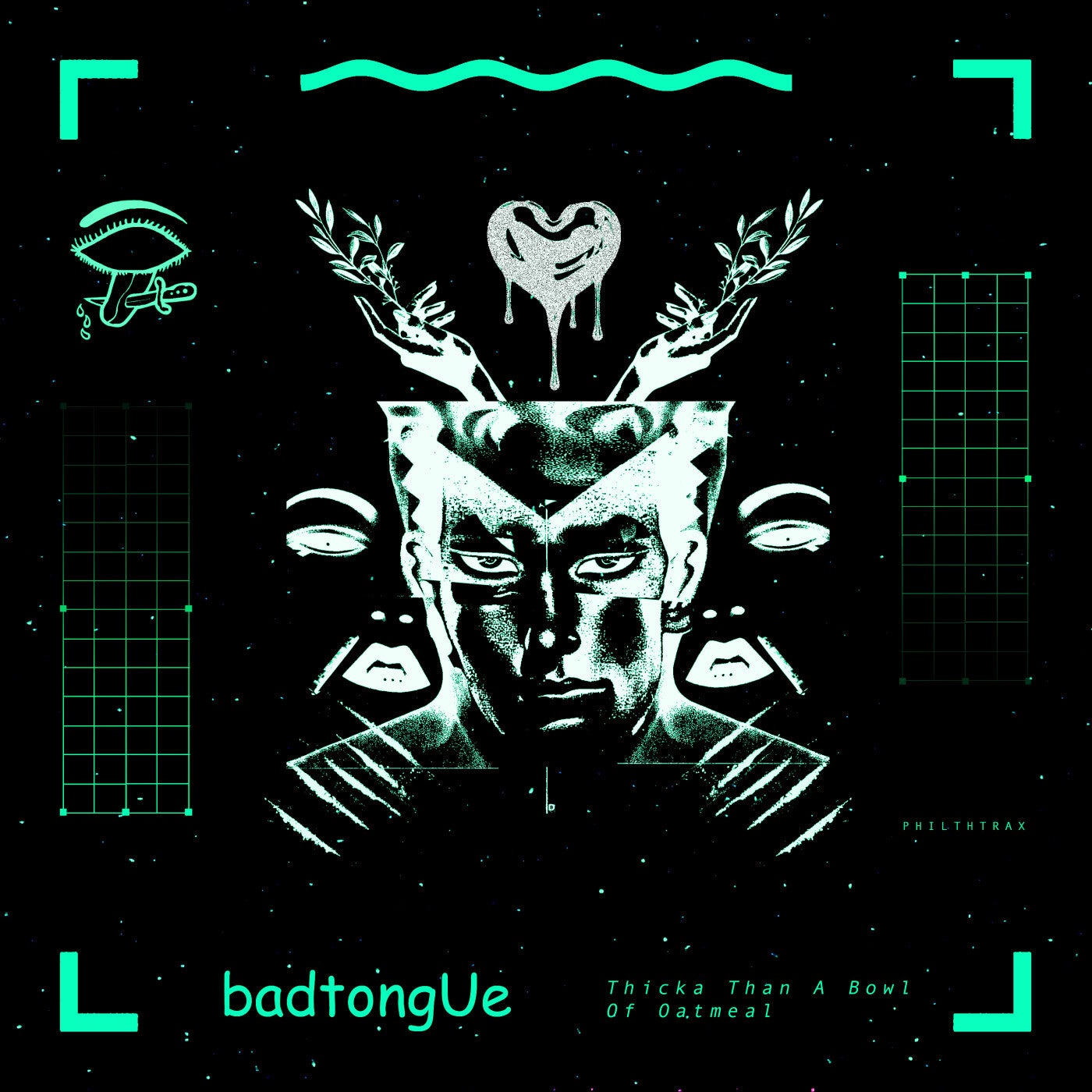 Cover - badtongUe, Philthtrax - Thicka Than A Bowl Of Oatmeal (Dick Anytime Mix)