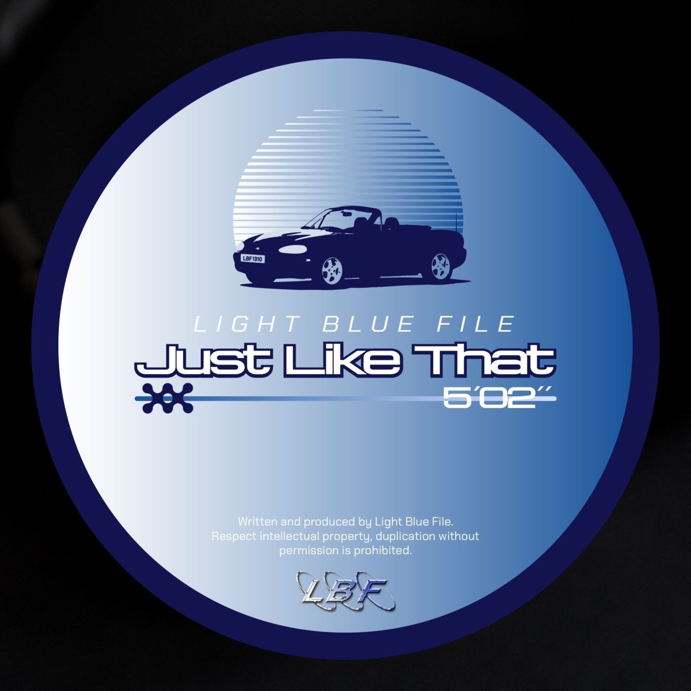 Cover - Light Blue File - Just Like That (Car Mix)