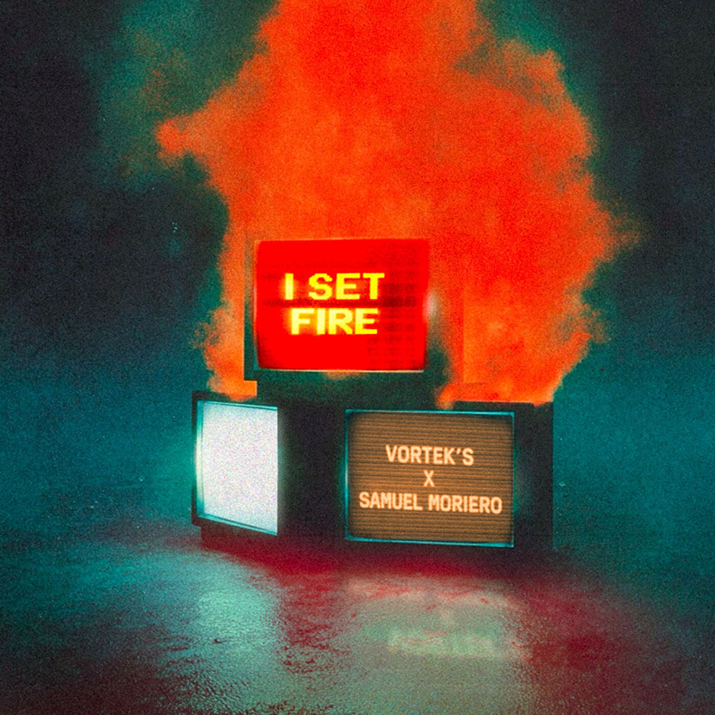 Cover - Vortek's, Samuel Moriero - I SET FIRE (Extended Mix)
