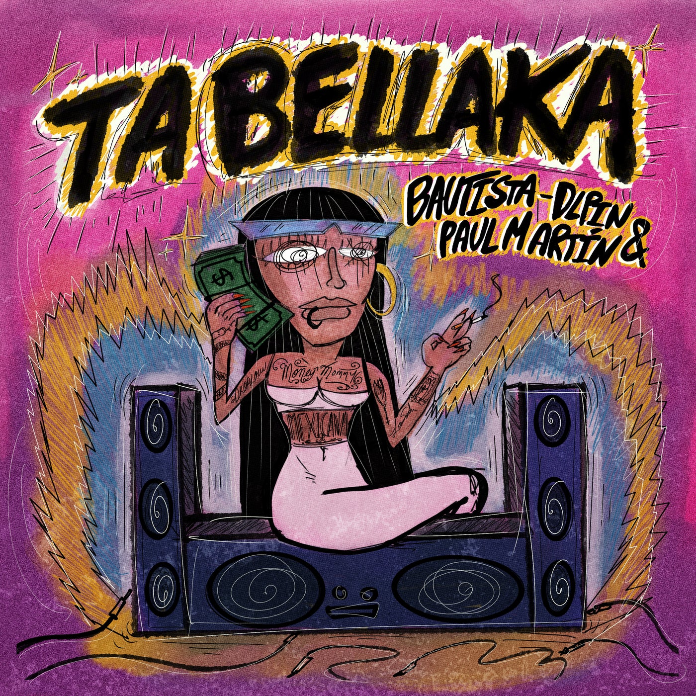 Cover - DLPIN, Bautista (MX), Paul Martin (ES) - Ta Bellaka (Extended Mix)