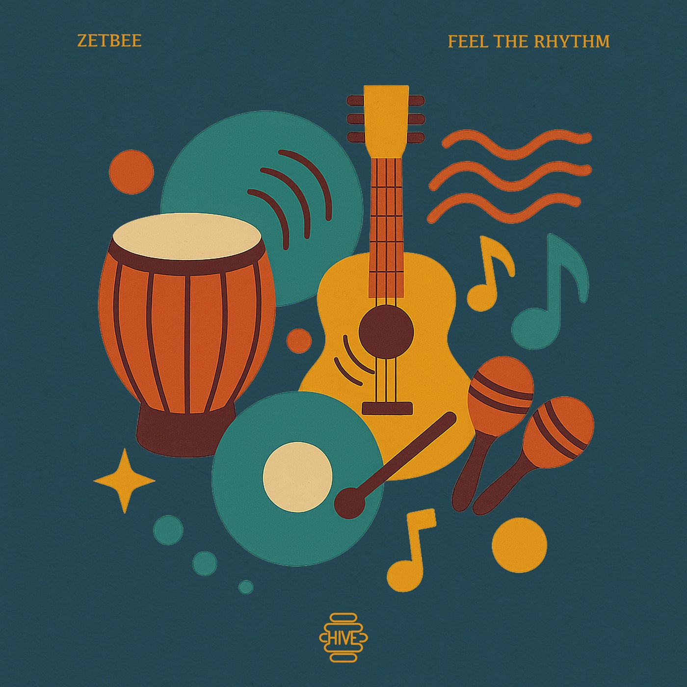 Cover - Zetbee - Feel The Rhythm (Original Mix)