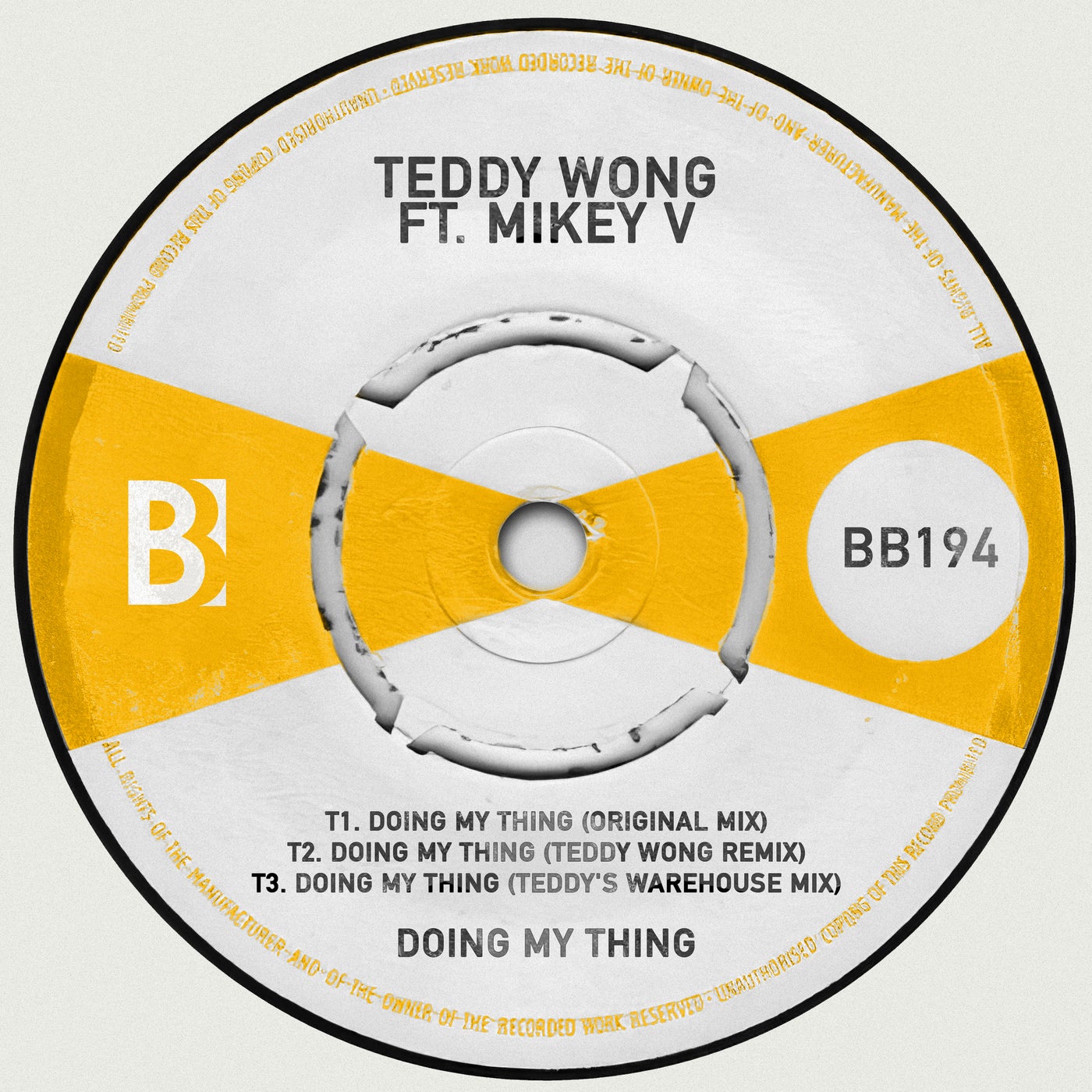 Cover - Mikey V, Teddy Wong - Doing My Thing (Teddy Wong Remix)