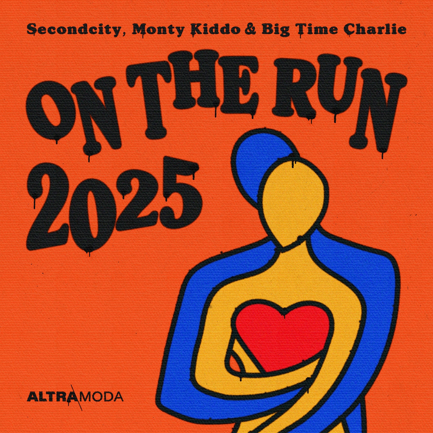 Cover - Big Time Charlie, Secondcity, Monty Kiddo - On The Run 2025 (Extended Mix)