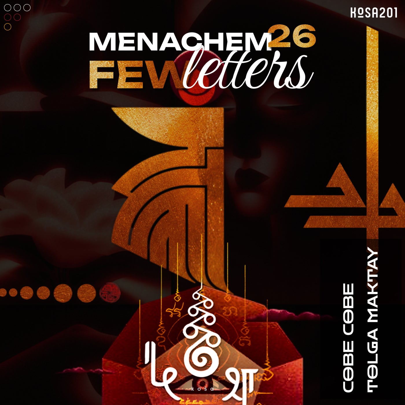 Cover - Menachem 26, kośa records - Few Letters (Tolga Maktay Remix)
