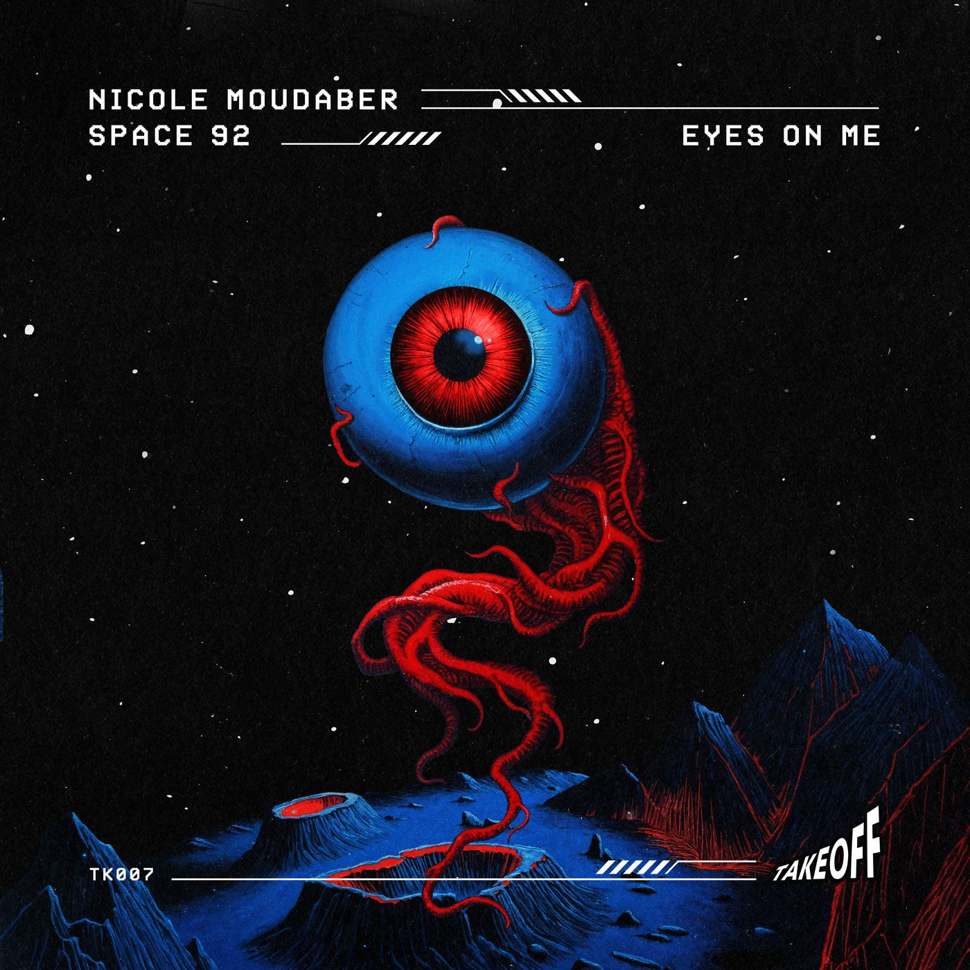 Cover - Nicole Moudaber, Space 92 - Eyes On Me (Original Mix)