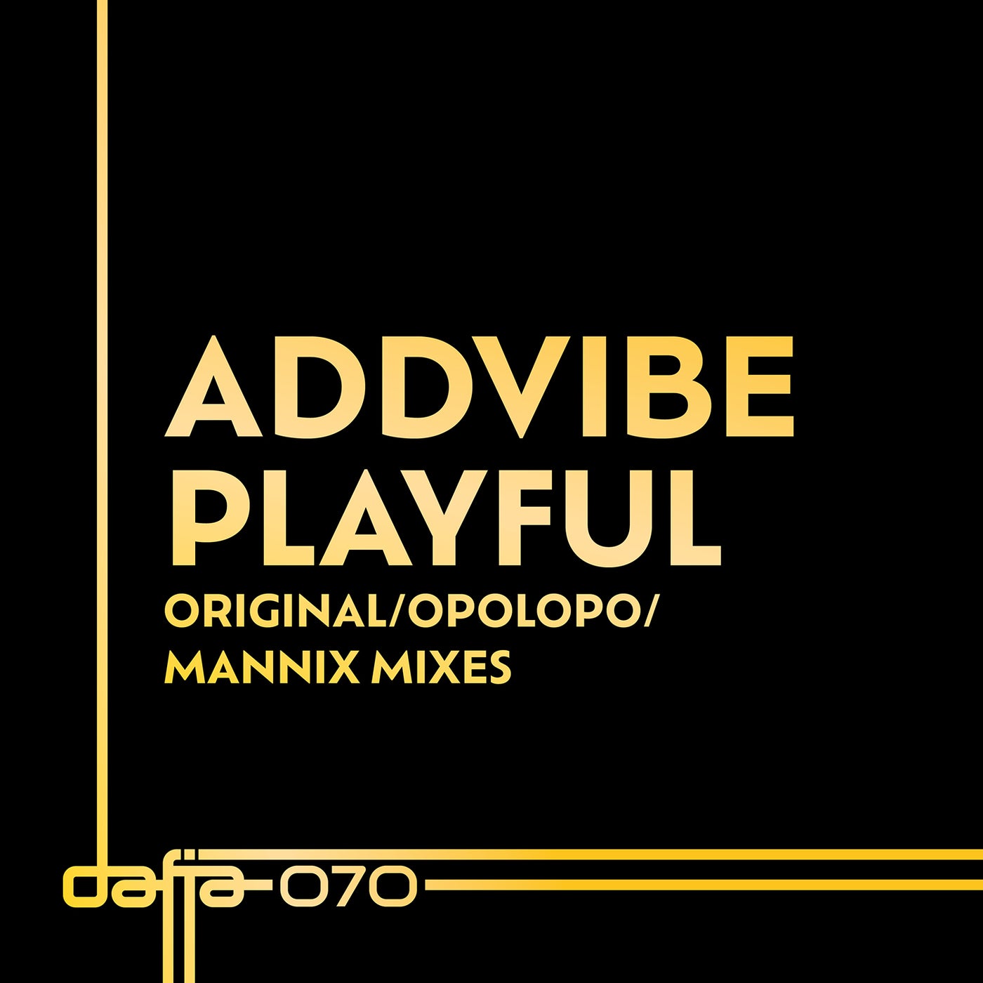 Cover - Addvibe - Playful (Mannix Primetime Dub)