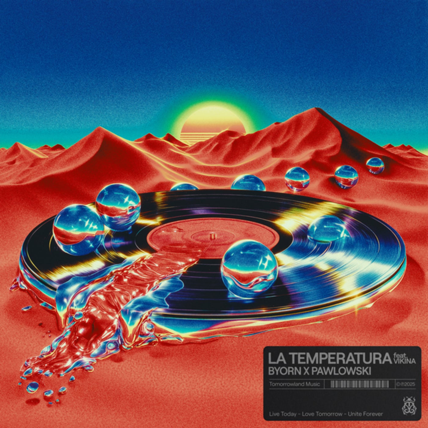 Cover - Pawlowski, Vikina, BYØRN - LA TEMPERATURA (Original Mix)