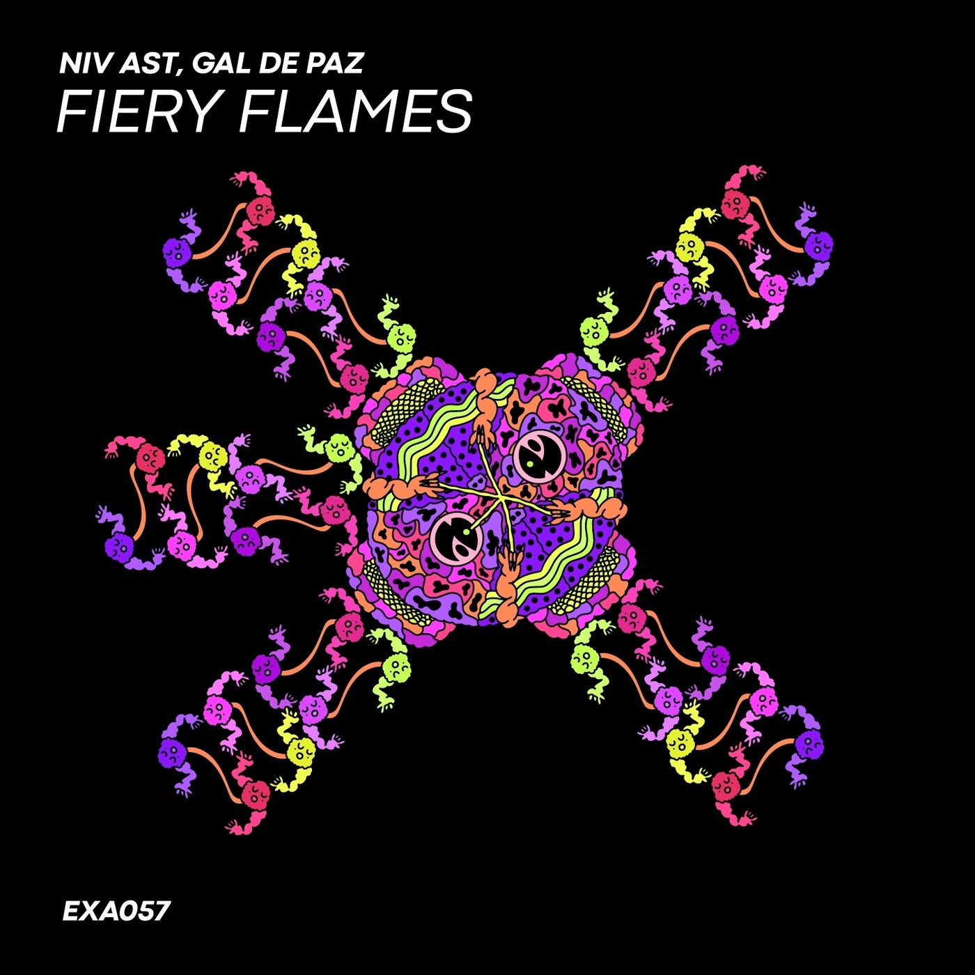 Cover - Niv Ast, Gal de Paz - Fiery Flames (Original Mix)