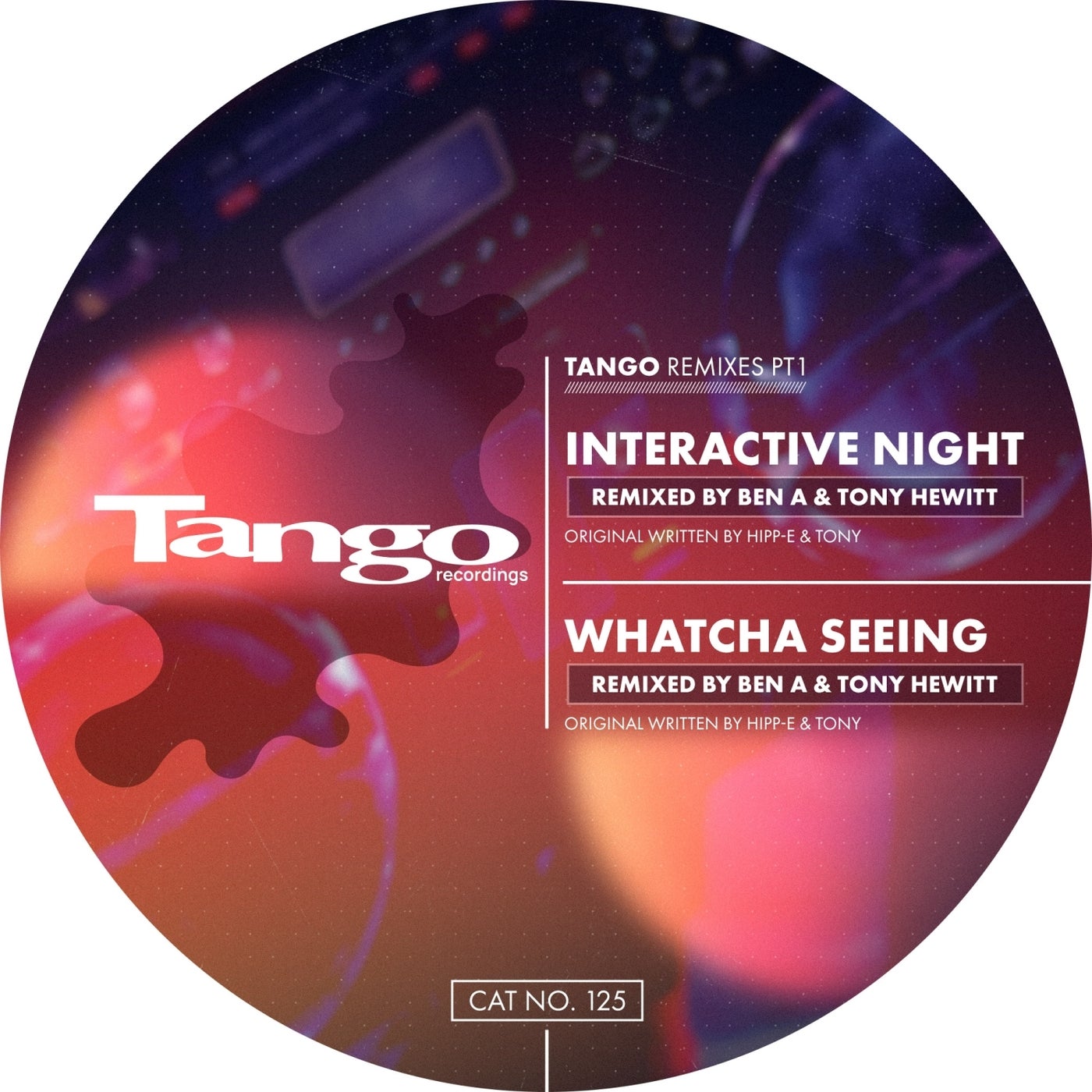 Cover - Tony Hewitt, Hipp-E - Interactive Night (Interactive Night remix)