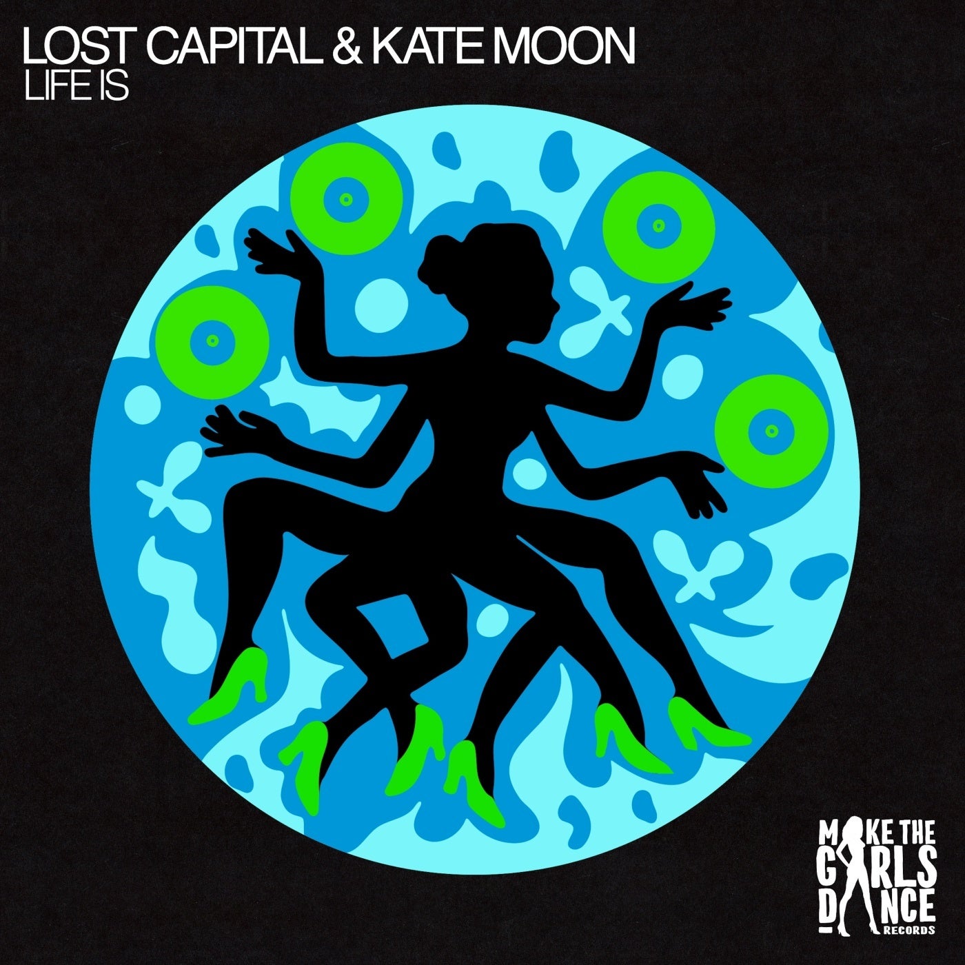 Cover - LOST CAPITAL, Kate Moon - Life Is (Extended Mix)