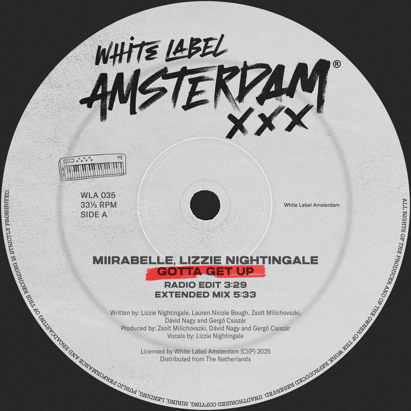 Cover - Lizzie Nightingale, miirabelle - Gotta Get Up (Extended Mix)