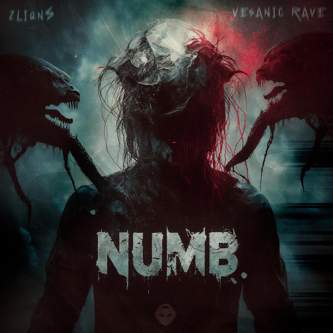 Cover - 2Lions, Vesanic Rave, Vesanic - Numb (HARD TECHNO)