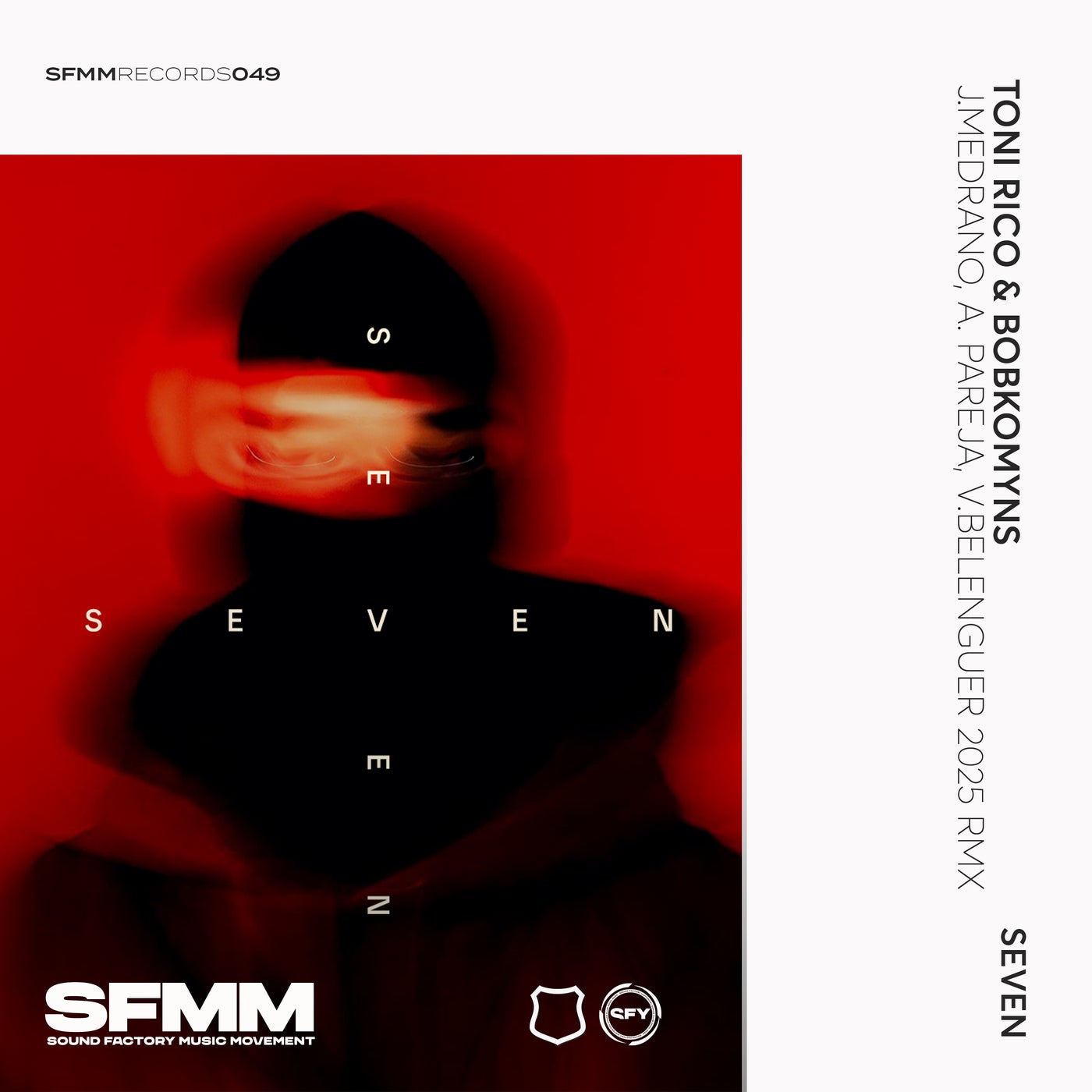 Cover - Toni Rico, Bobkomyns - Seven (Jorge Medrano, Vicente Belenguer, Alfredo Pareja 2k25 Remix)