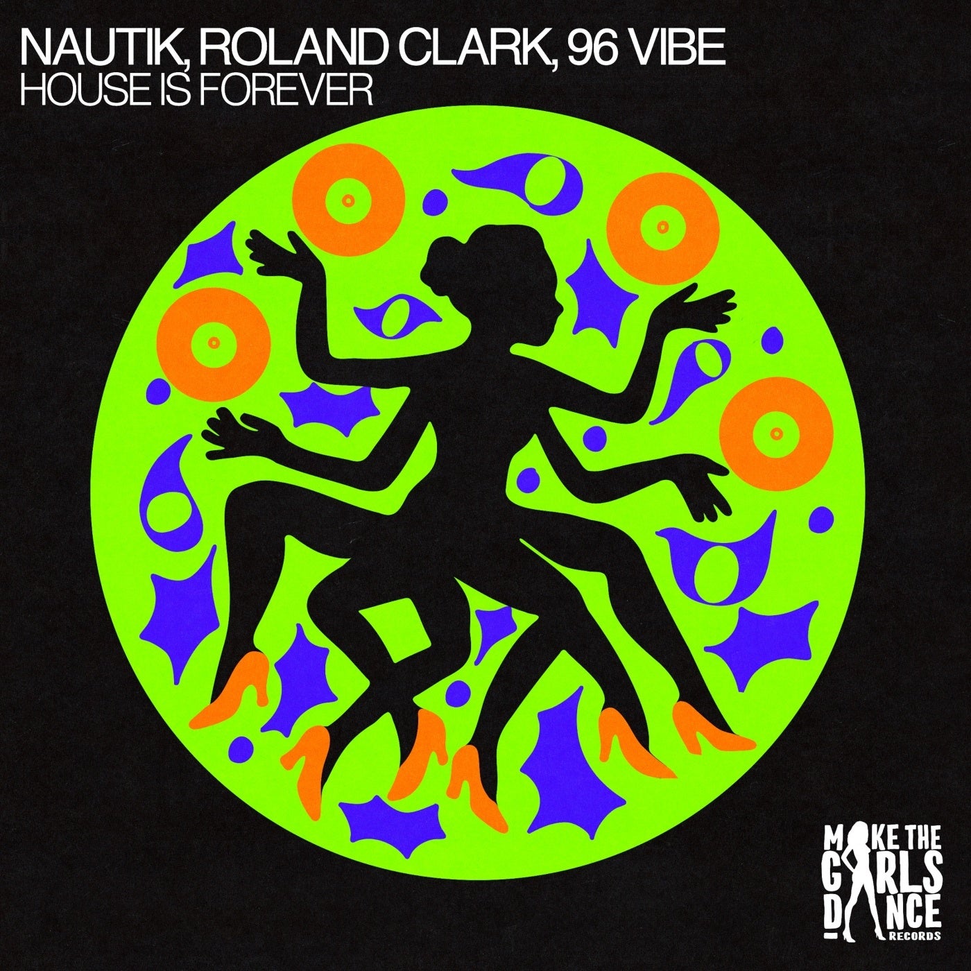 Cover - Roland Clark, 96 Vibe, Nautik (US) - House Is Forever (Extended Mix)
