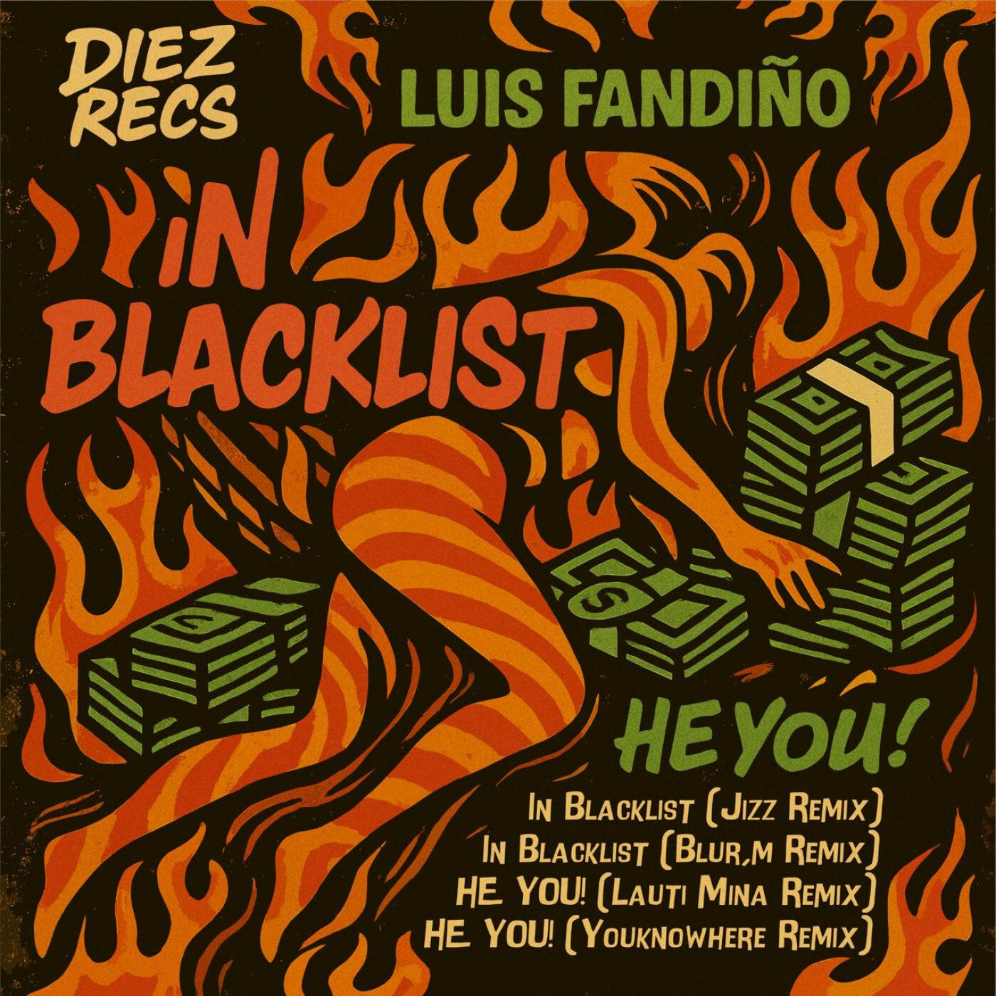 Cover - Luis Fandino - iN Blacklist (Blur.m Remix)