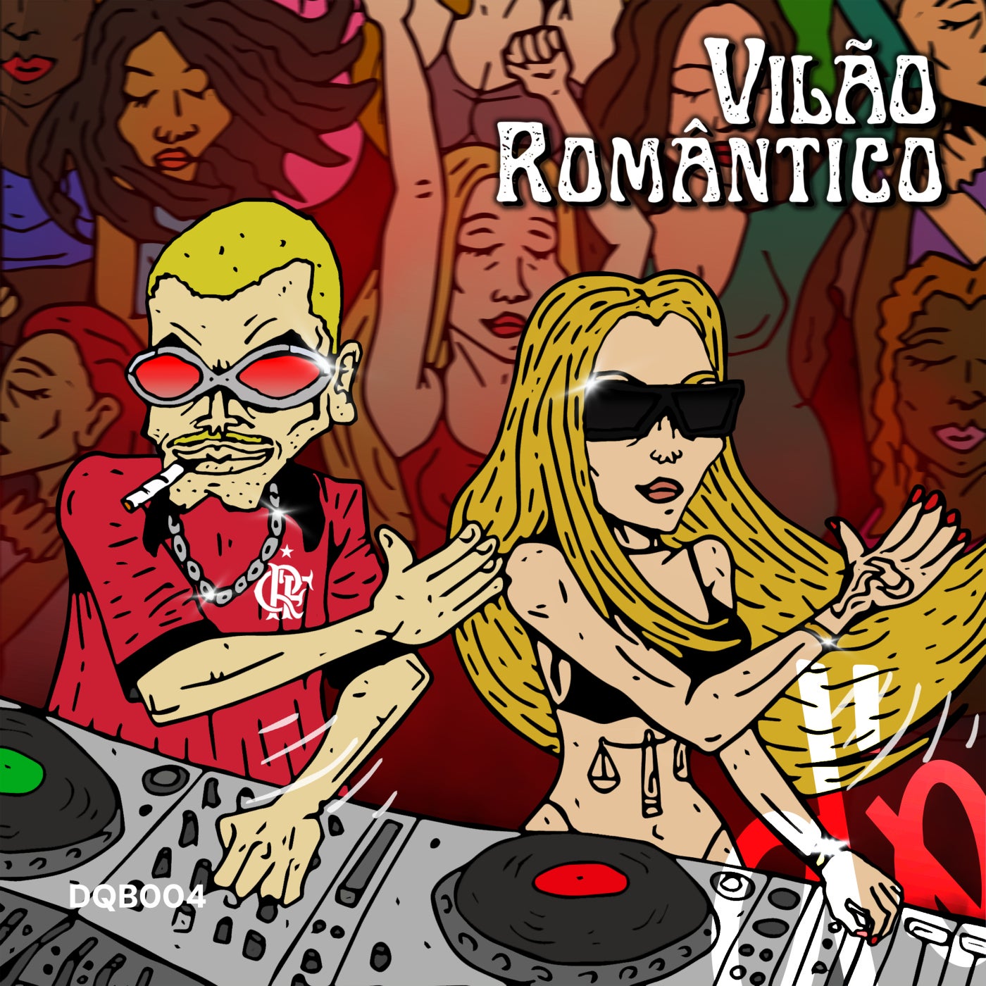 Cover - Pricila Diaz, Afonso Caravaggio - Vilão Romântico (Original Mix)