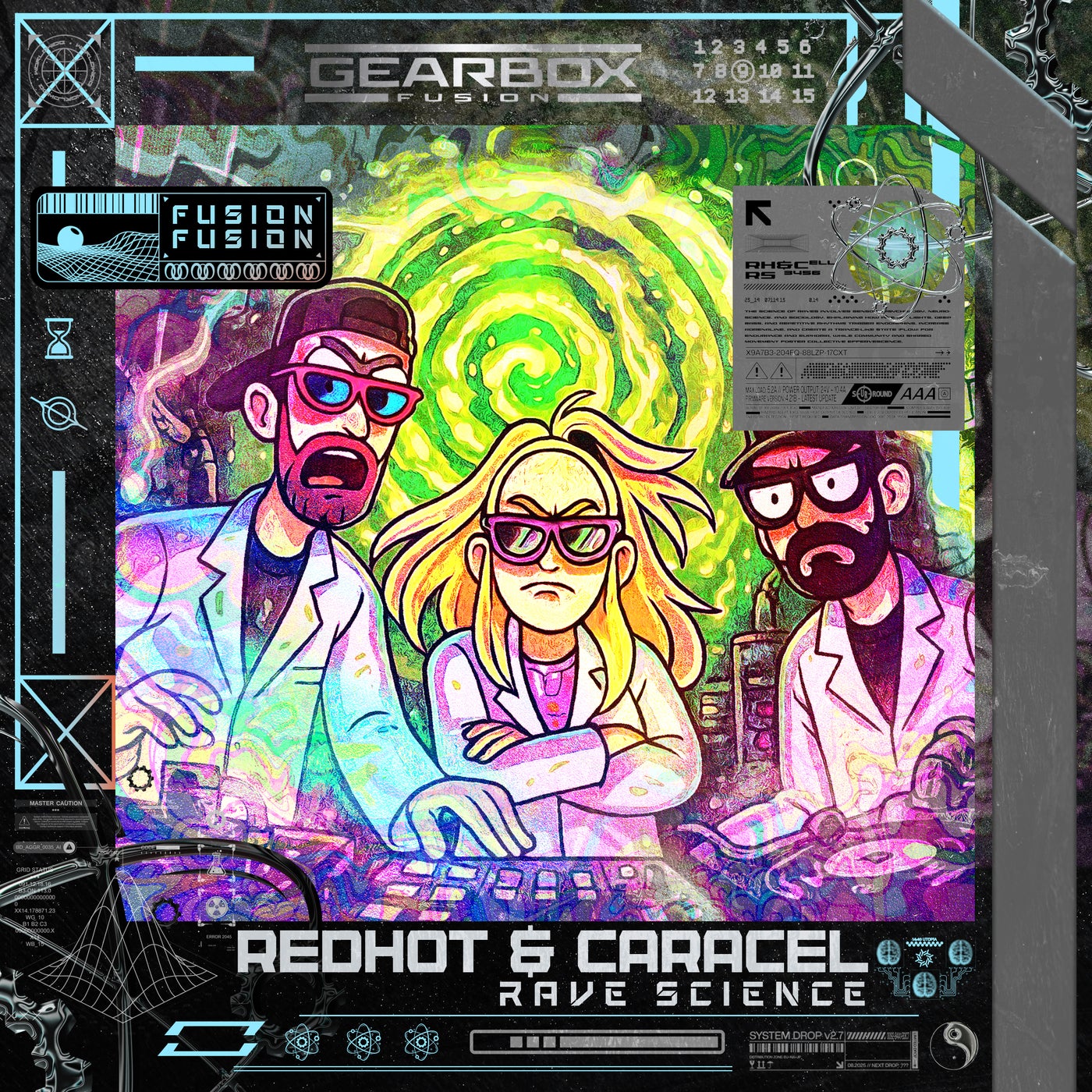 Cover - Redhot, CaraCel - Rave Science (Extended Mix)