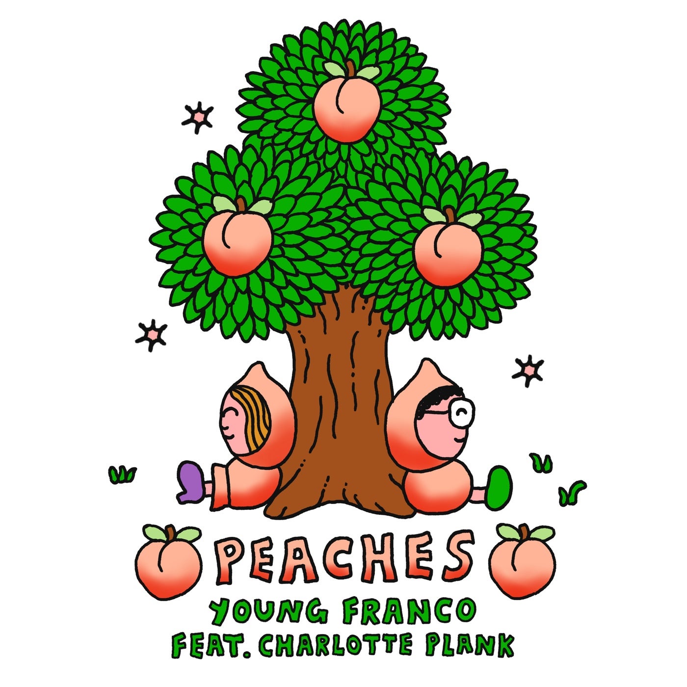 Cover - Young Franco, Charlotte Plank - Peaches (Extended Mix)