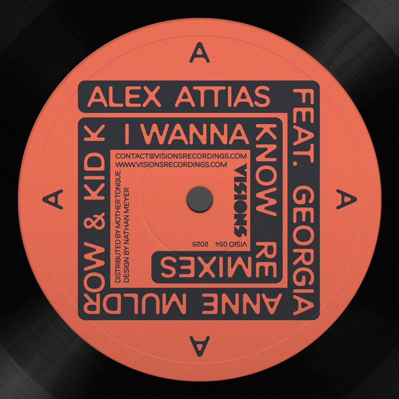 Cover - Alex Attias, Georgia Anne Muldrow, Kid K. - I Wanna Know (Stephane Attias Energy Dub)