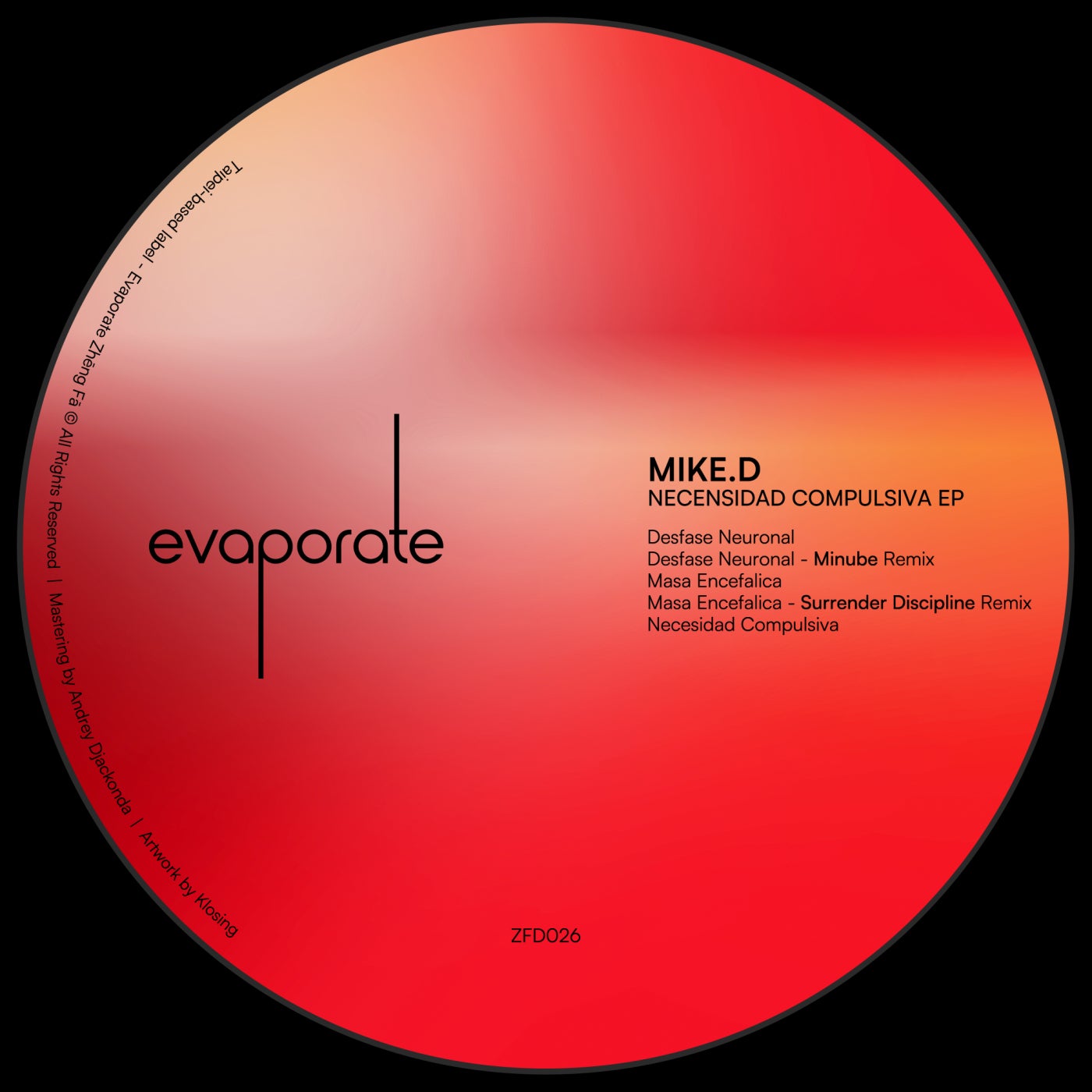 Cover - Mike.D - Masa Encefalica (Original Mix)