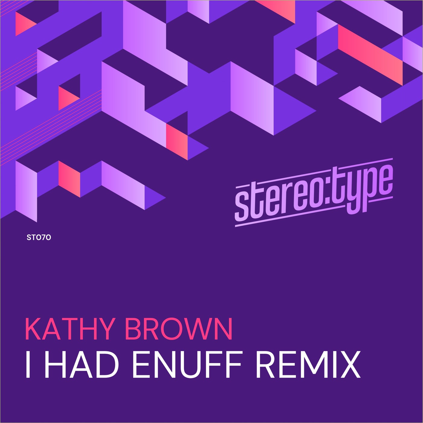 Cover - Kathy Brown - I Had Enuff Part 2 (Risk Assessment House Remix)