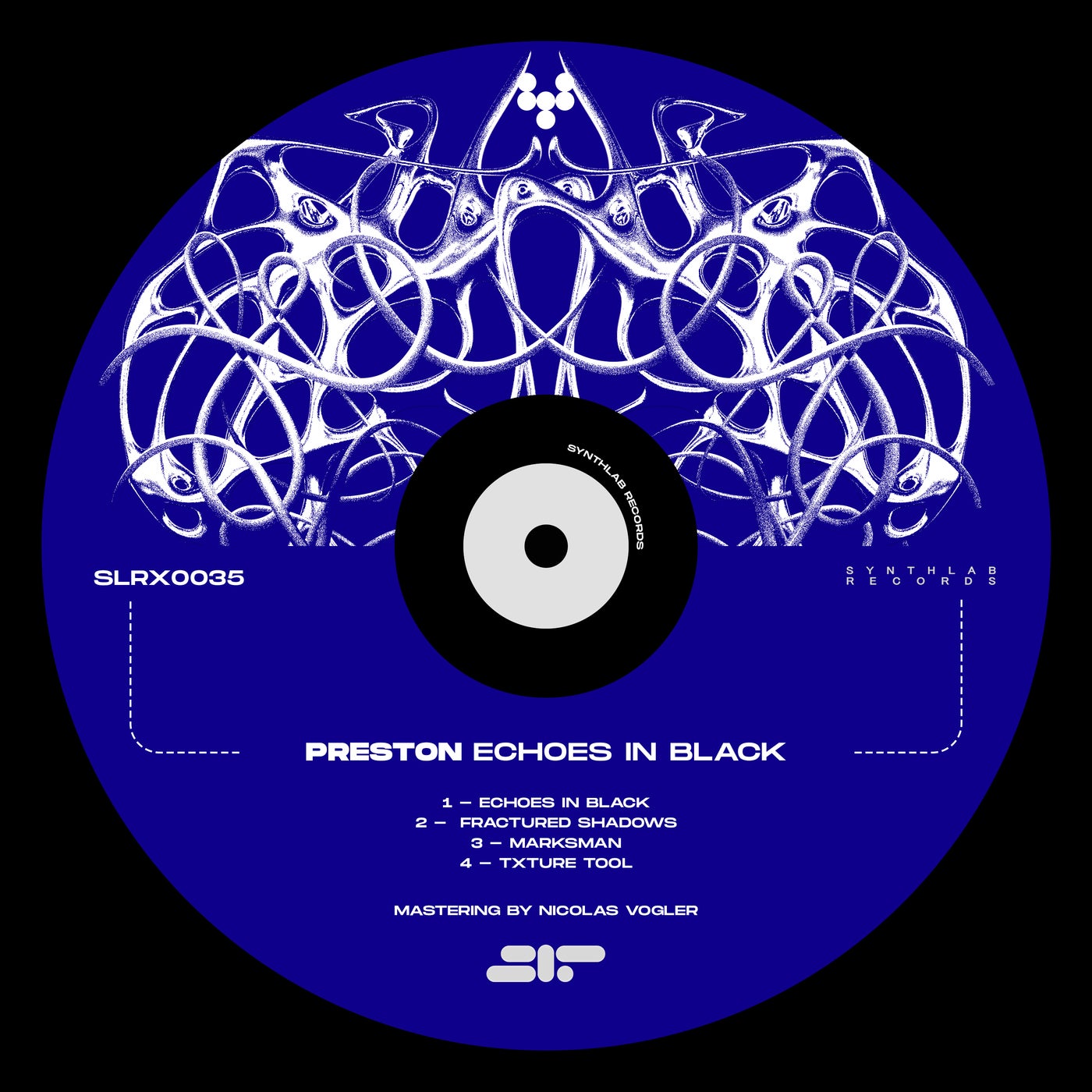 Cover - Preston, Synthlab Records - Echoes in Black (Original Mix)