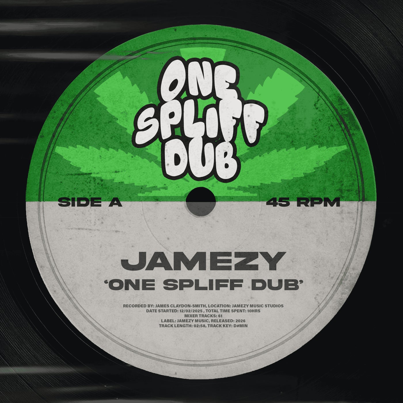 Cover - Jamezy - One Spliff Dub (Original Mix)